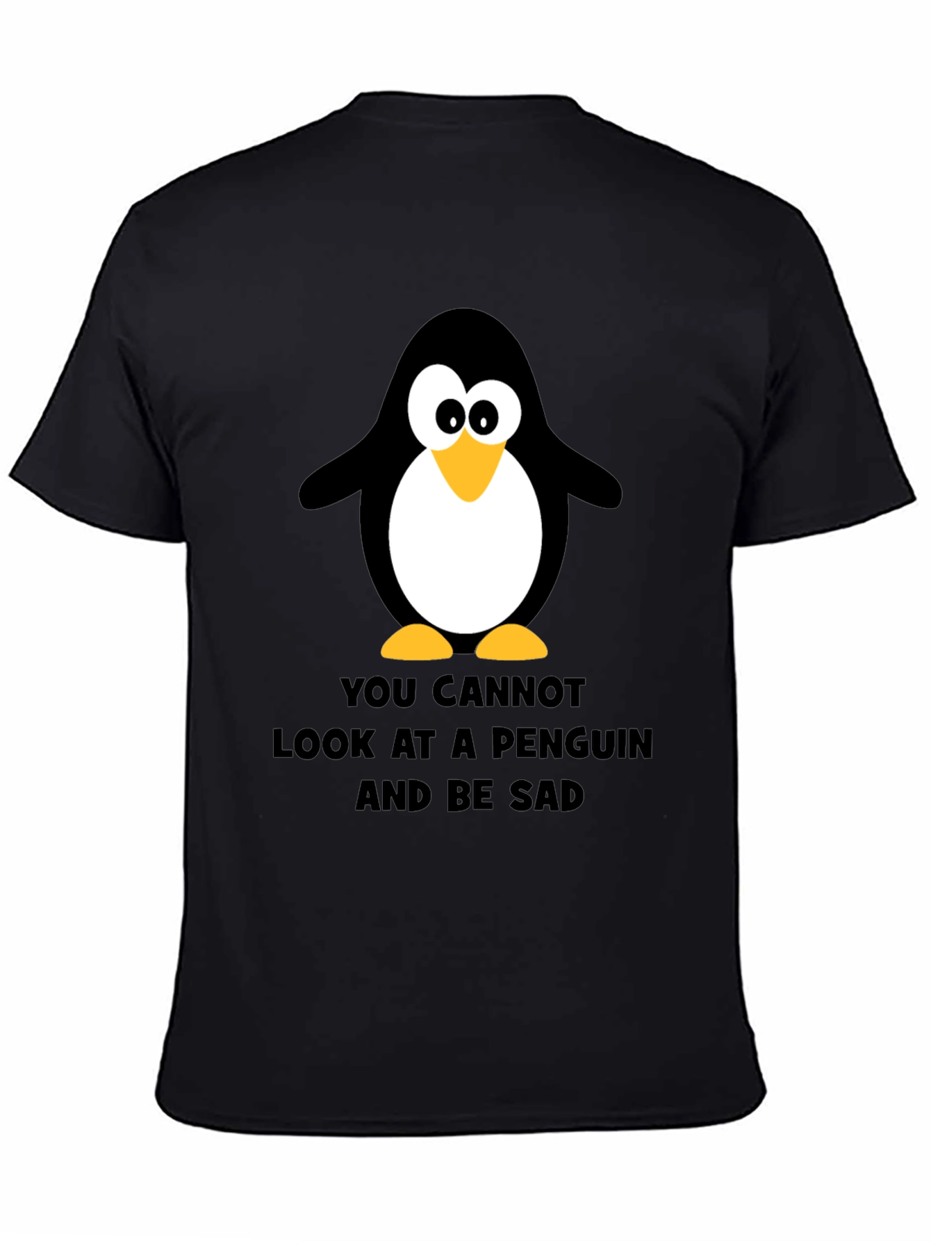 Penguin Graphic Tee - Black Humor T-Shirt