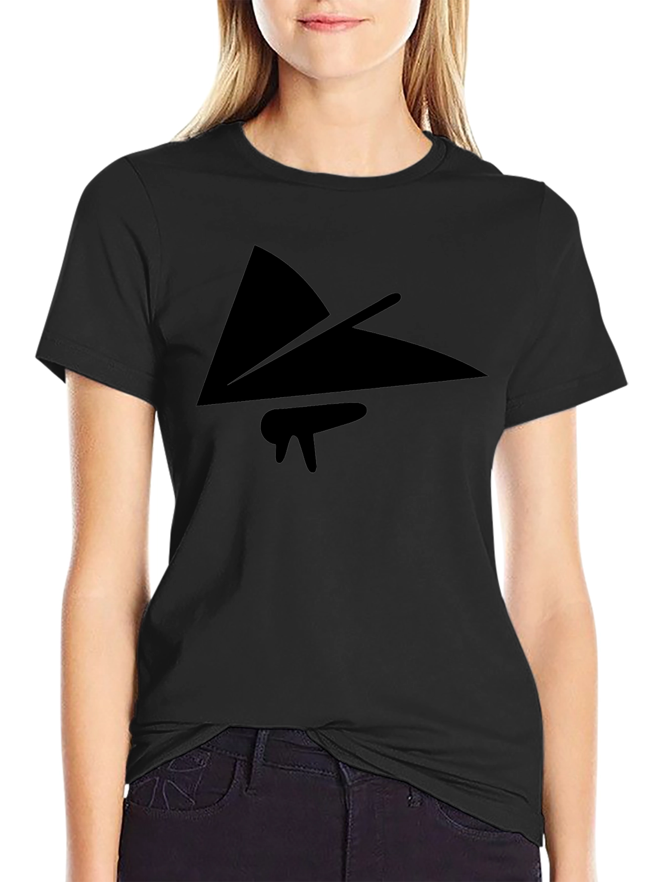 Minimalist Graphic Tee - Modern Black Shirt