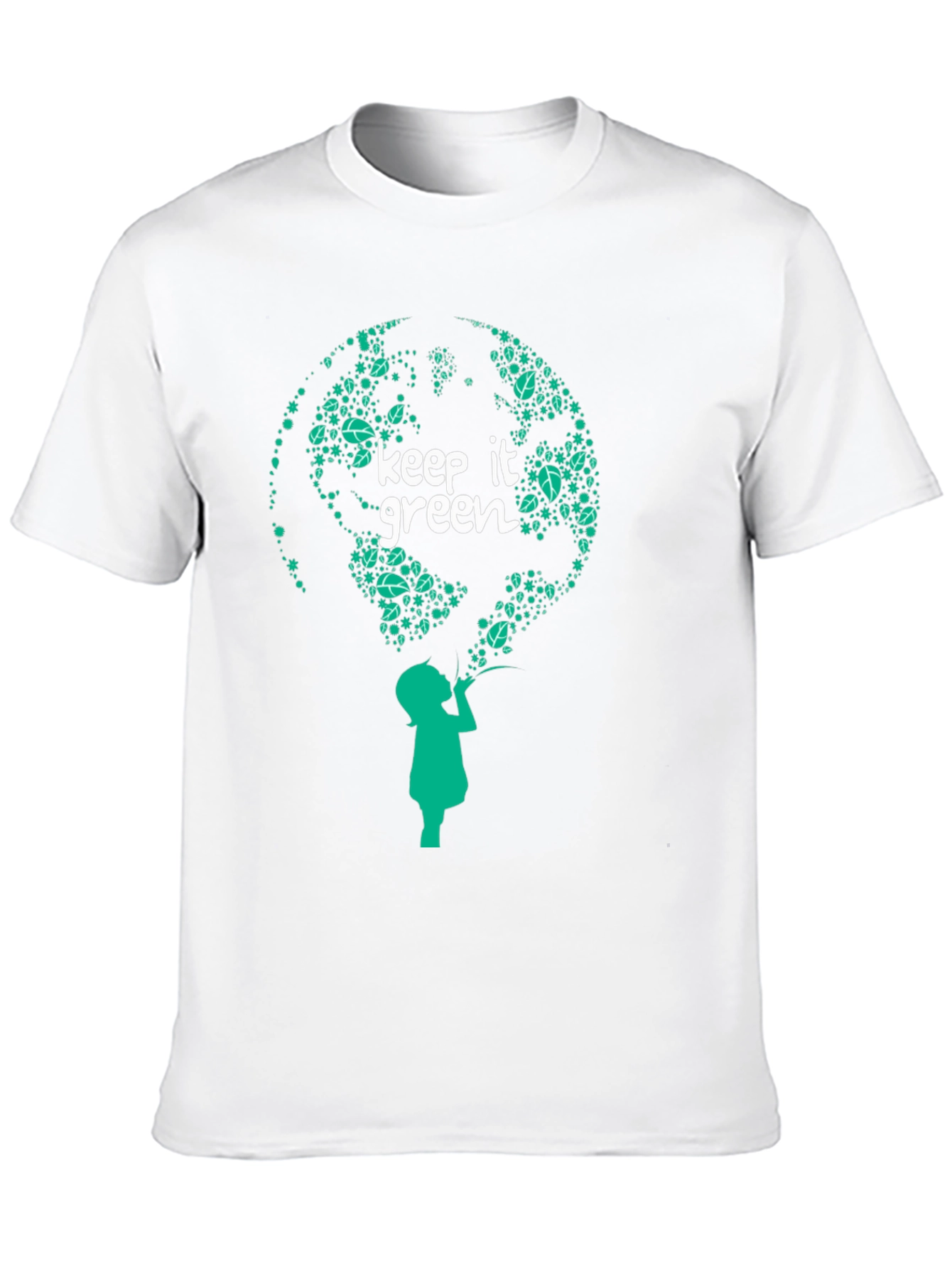 Keep It Green Graphic Tee - Earth-Friendly Design
