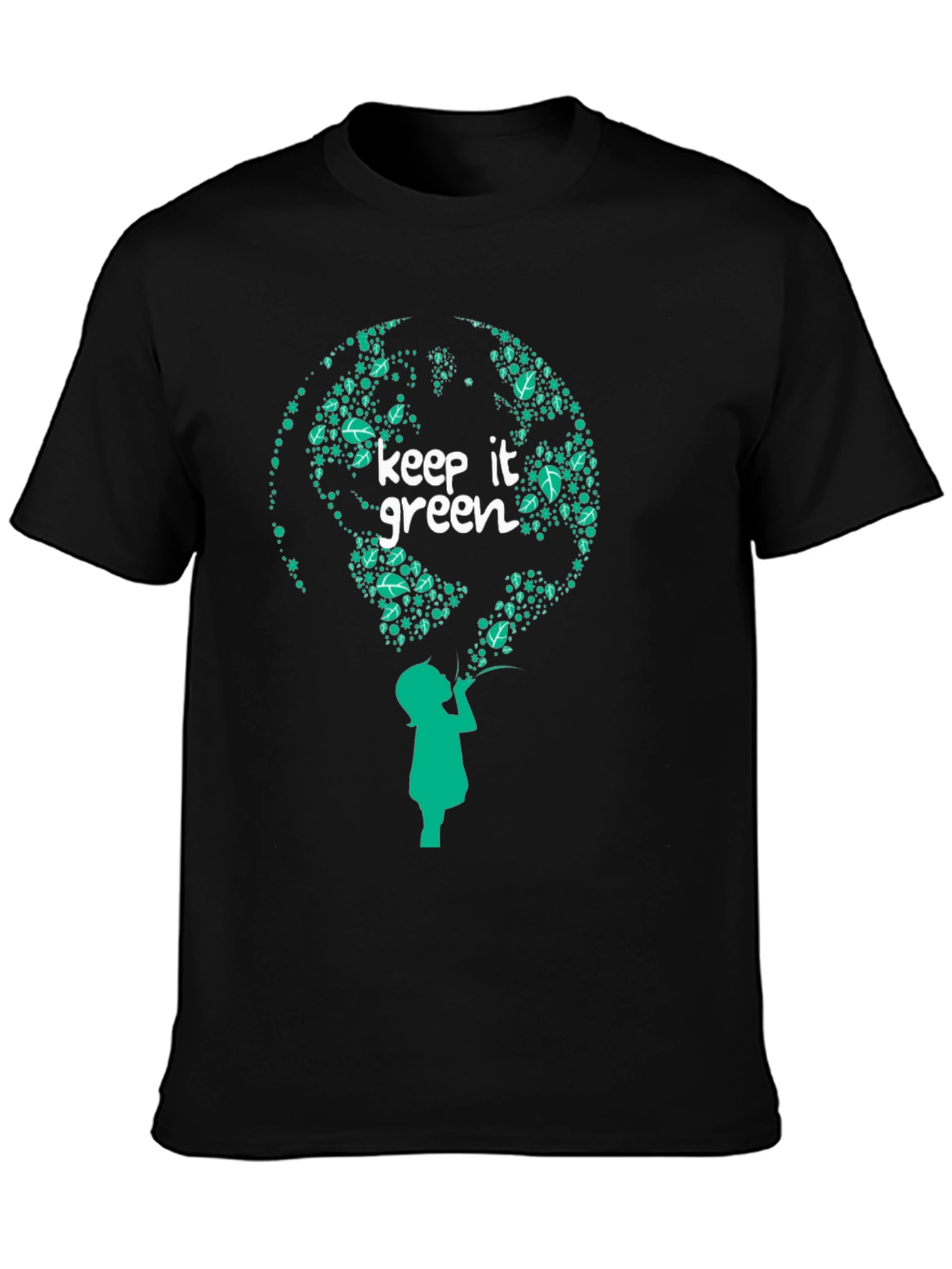 Keep It Green Graphic Tee - Earth-Friendly Design