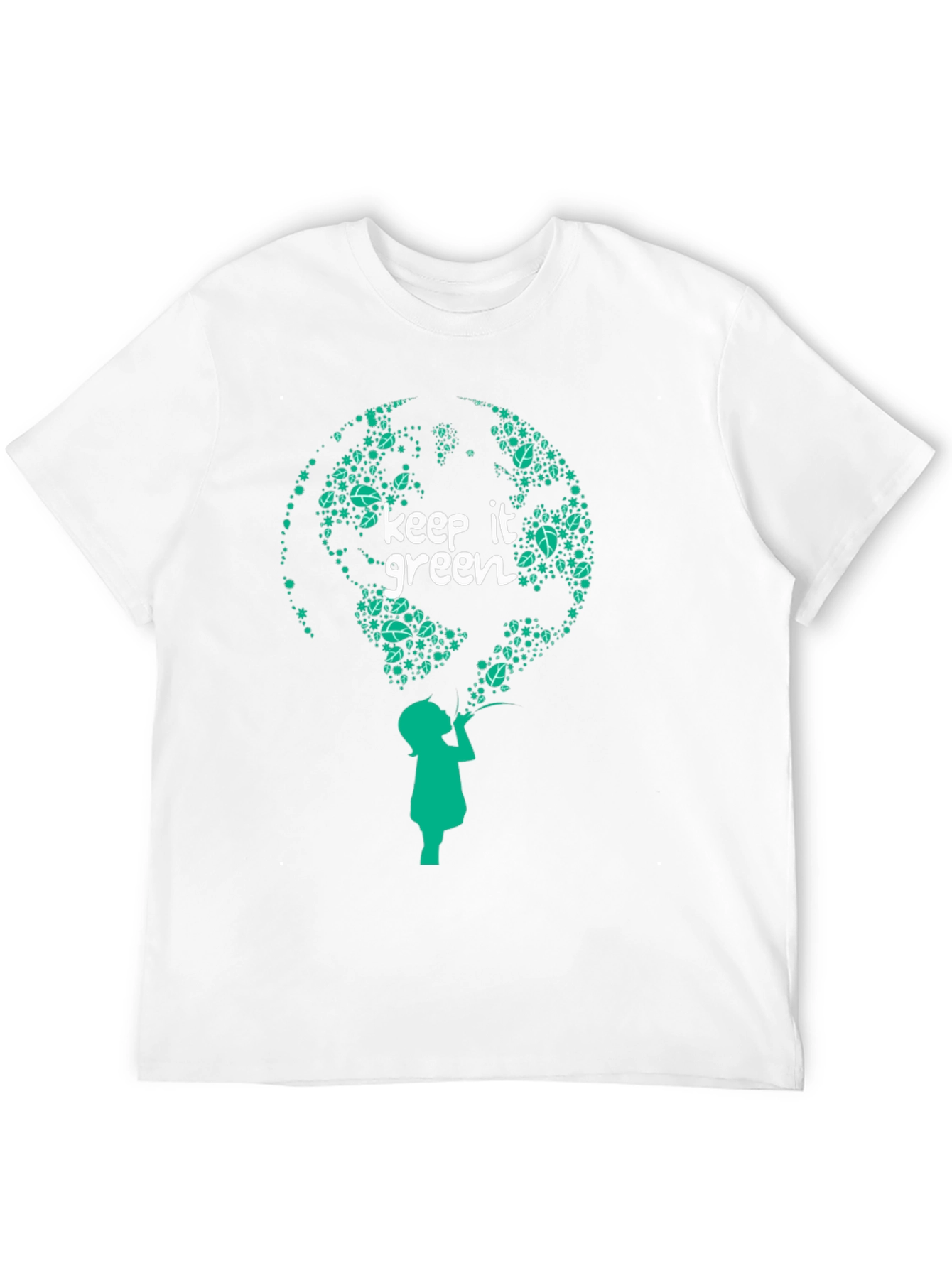 Keep It Green Graphic Tee - Earth-Friendly Design