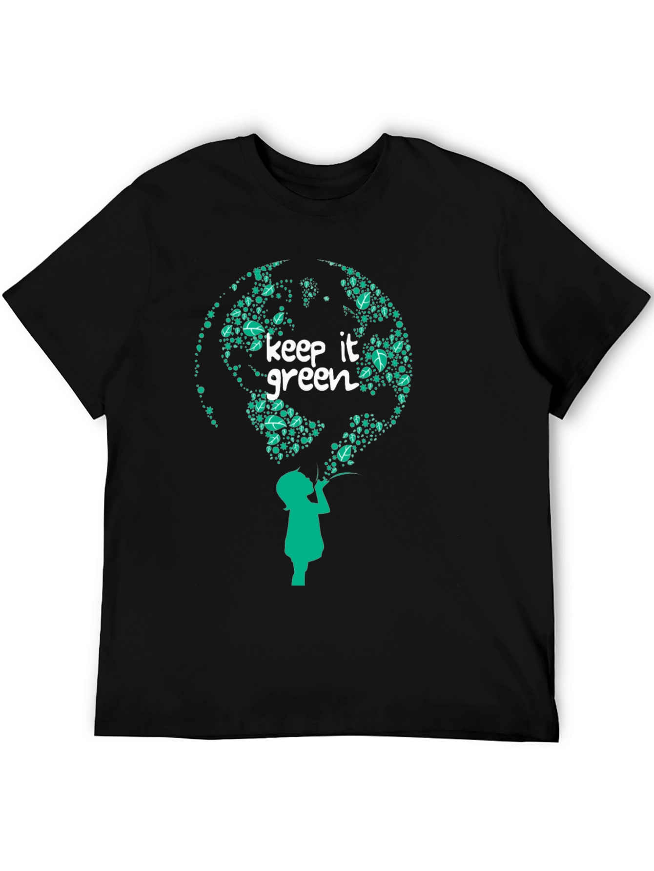 Keep It Green Graphic Tee - Earth-Friendly Design