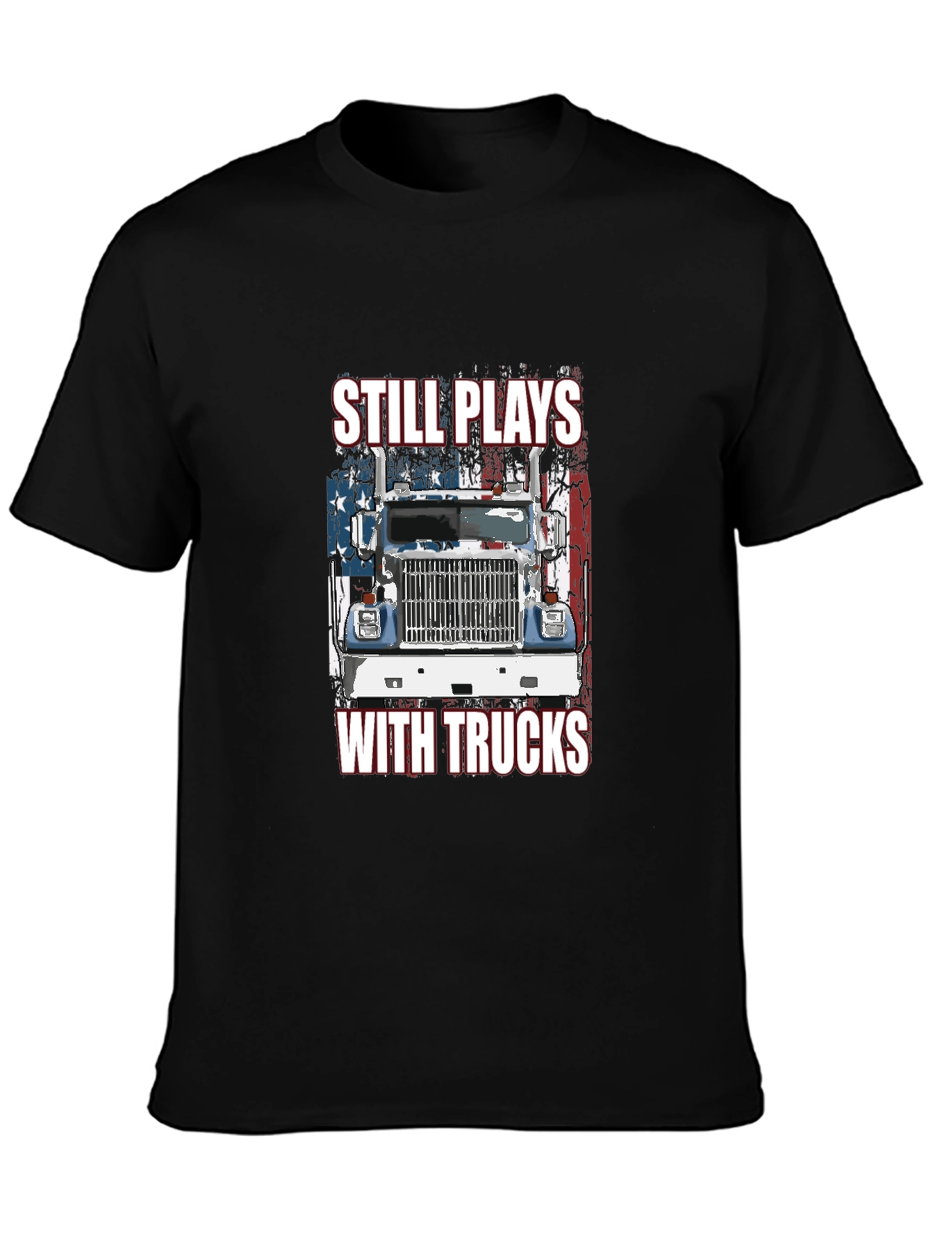 Still Plays With Trucks Graphic Tee
