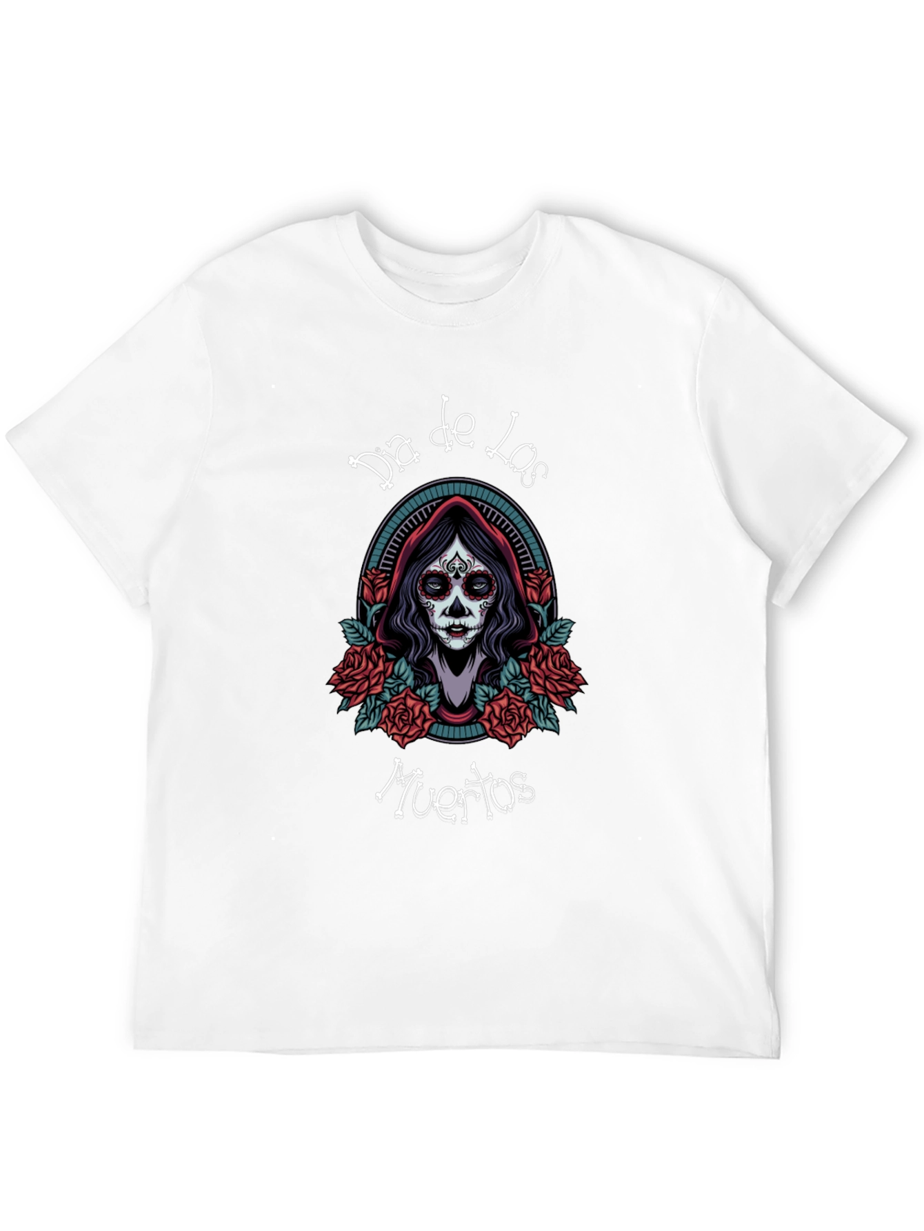 Dia de los Muertos T-Shirt Sugar Skull Graphic Tee