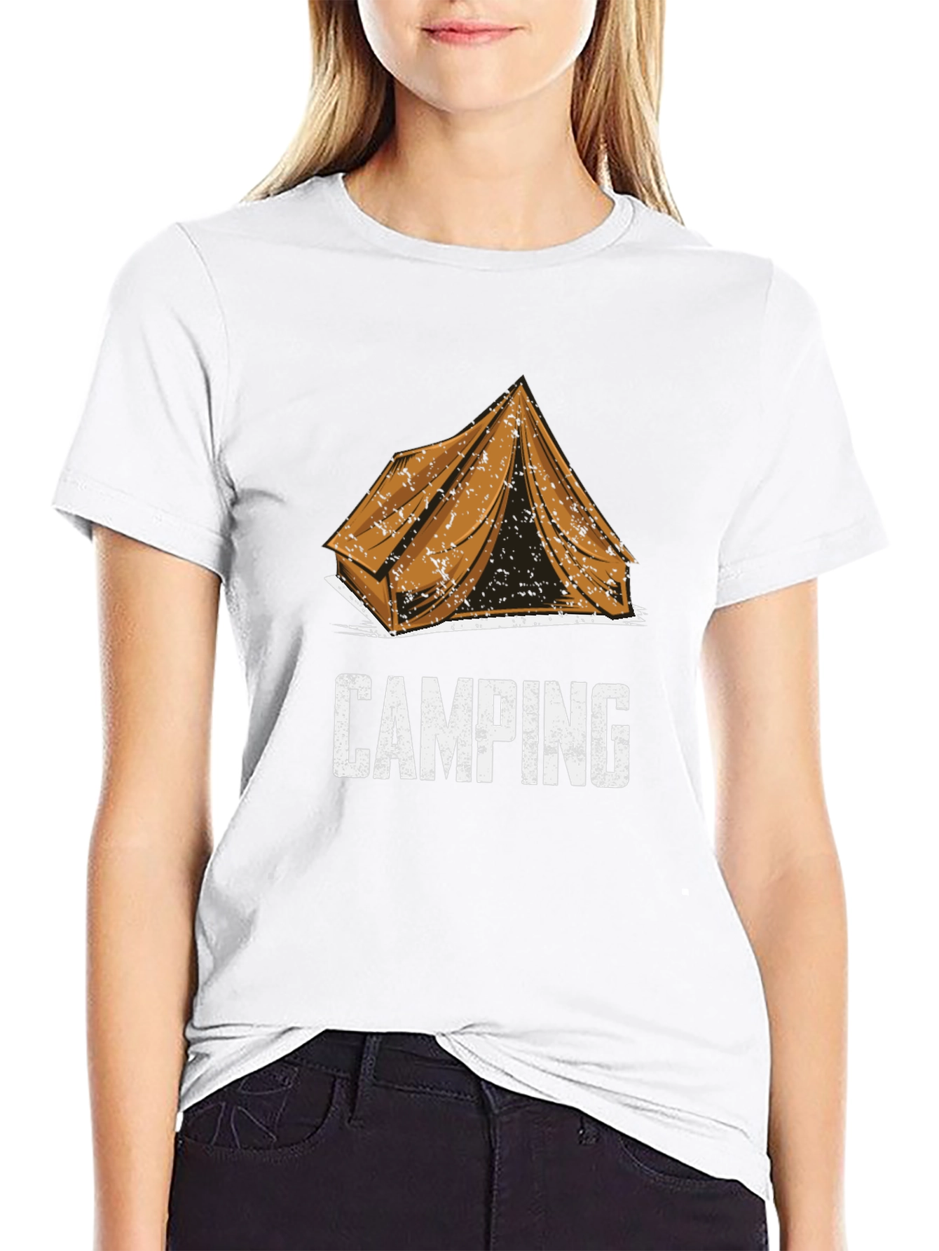 Camping Tent Graphic Tee - Outdoor Adventure Shirt