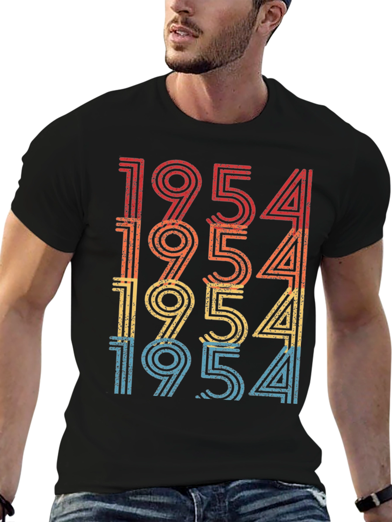 Retro 1954 Birthday Graphic T-Shirt
