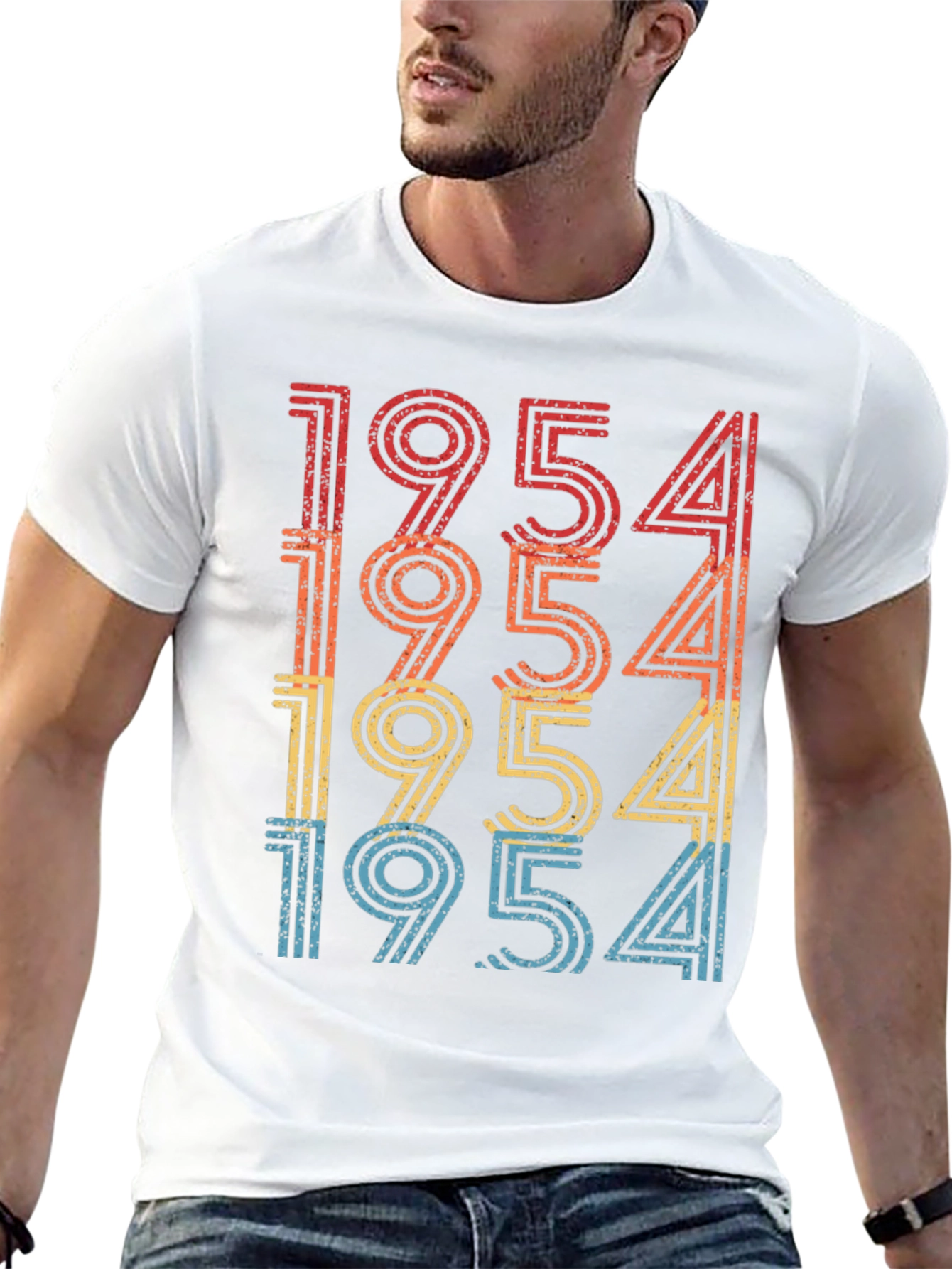 Retro 1954 Birthday Graphic T-Shirt