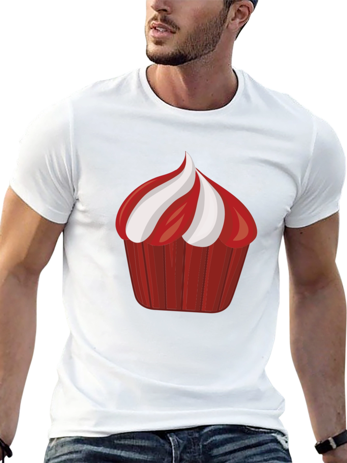Cupcake Graphic Black Tee Shirt