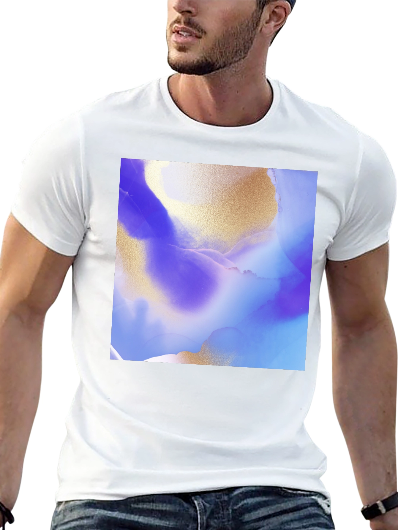 Abstract Art Graphic T-Shirt - Modern Style