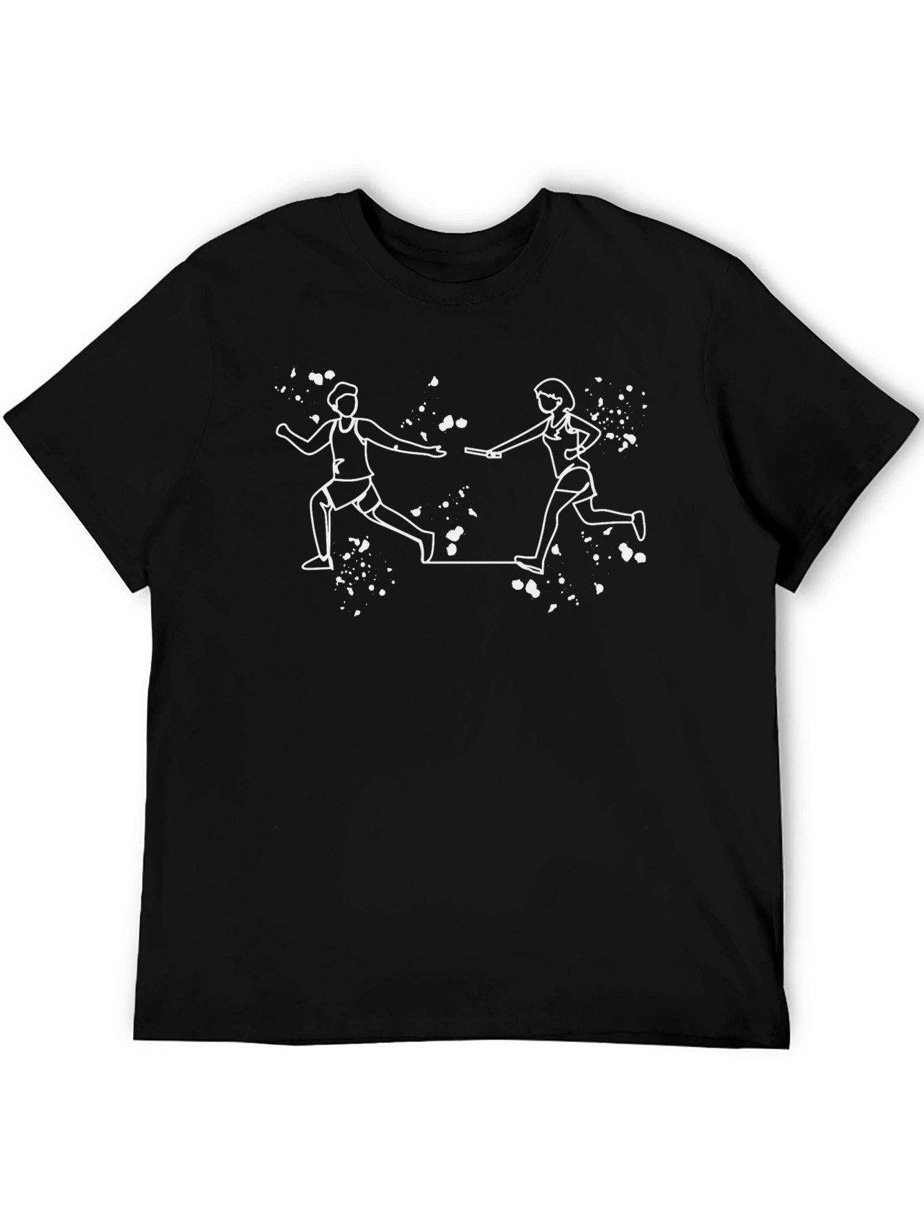 Relay Race Graphic Tee - Athletic Style
