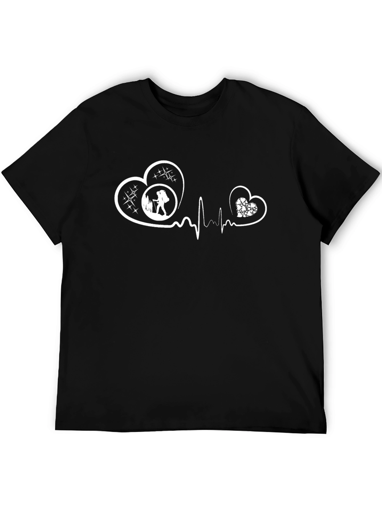 Heartbeat Hiking T-Shirt: Love the Outdoors!
