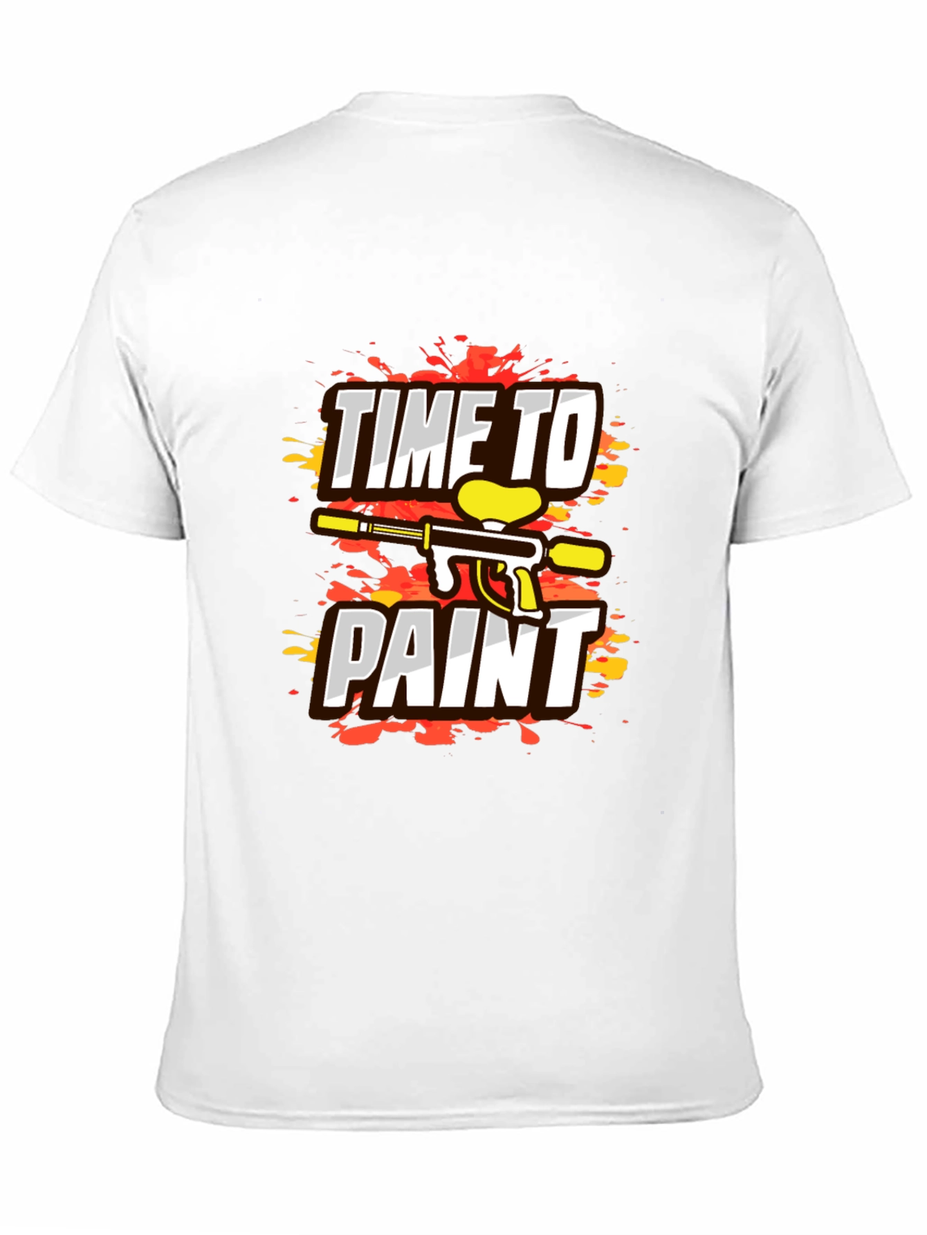 Time To Paint Paintball Graphic T-Shirt