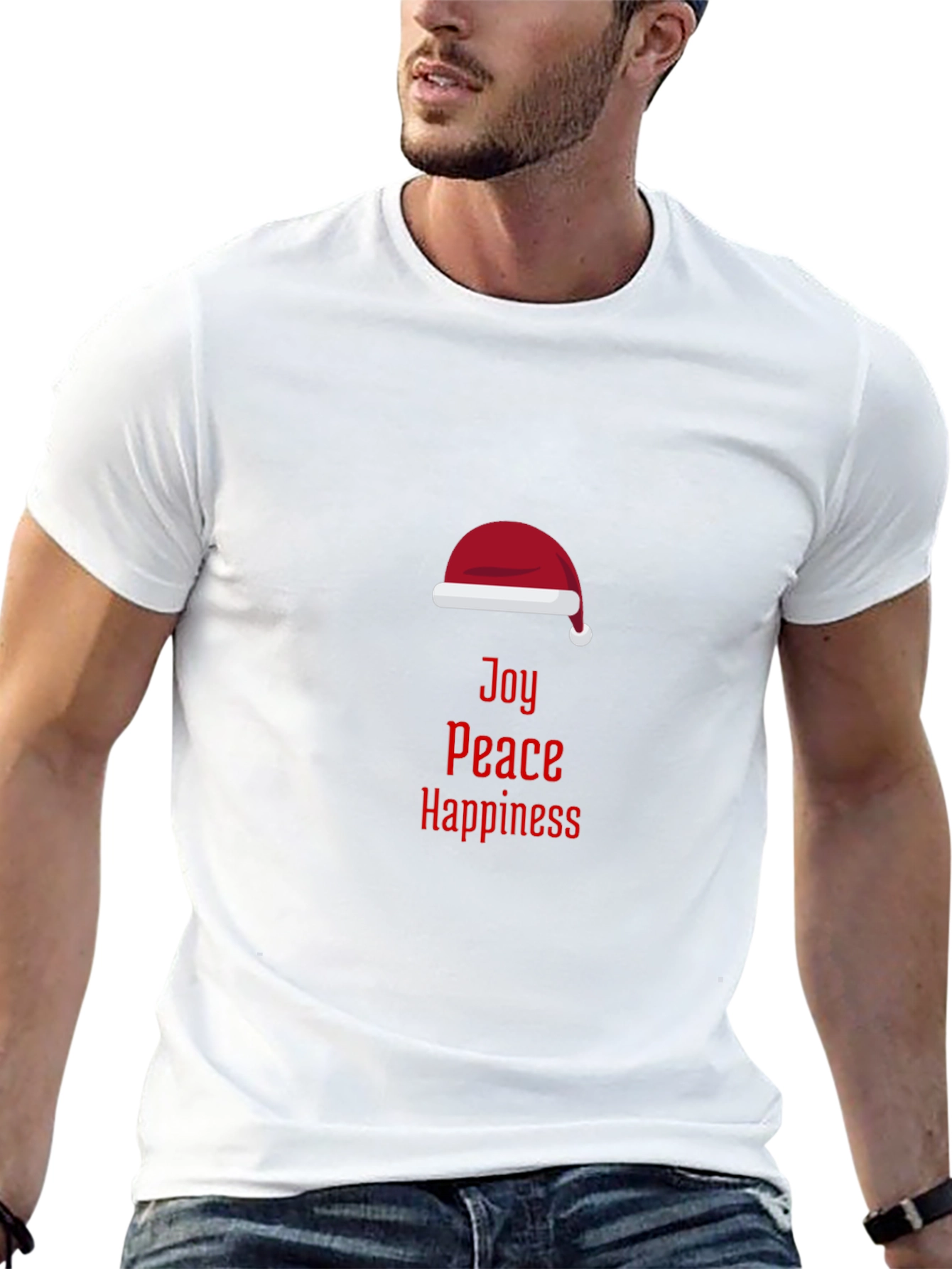 Joy Peace Happiness Graphic Tee