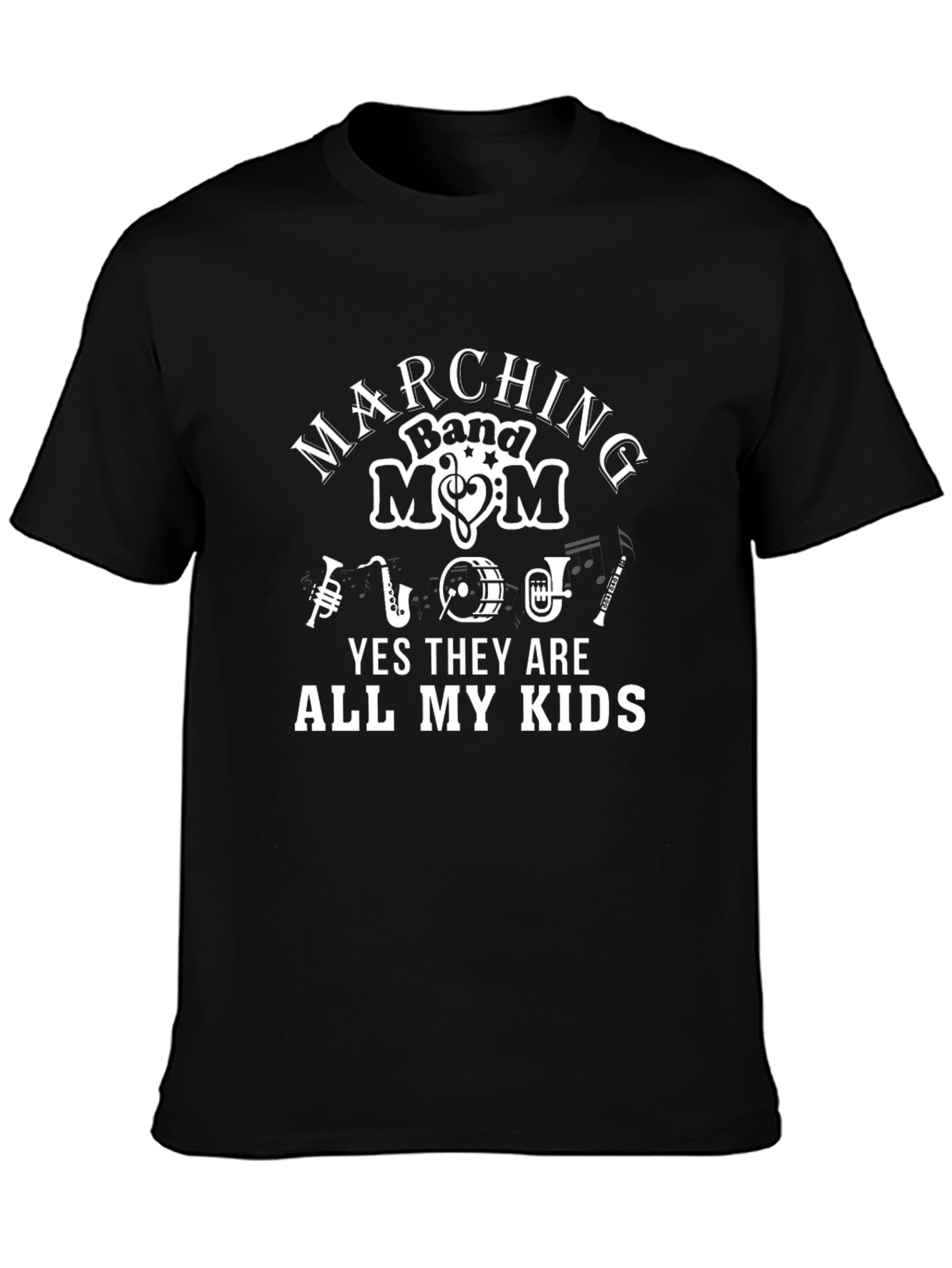 Marching Band Mom T-Shirt - Music Lover Tee