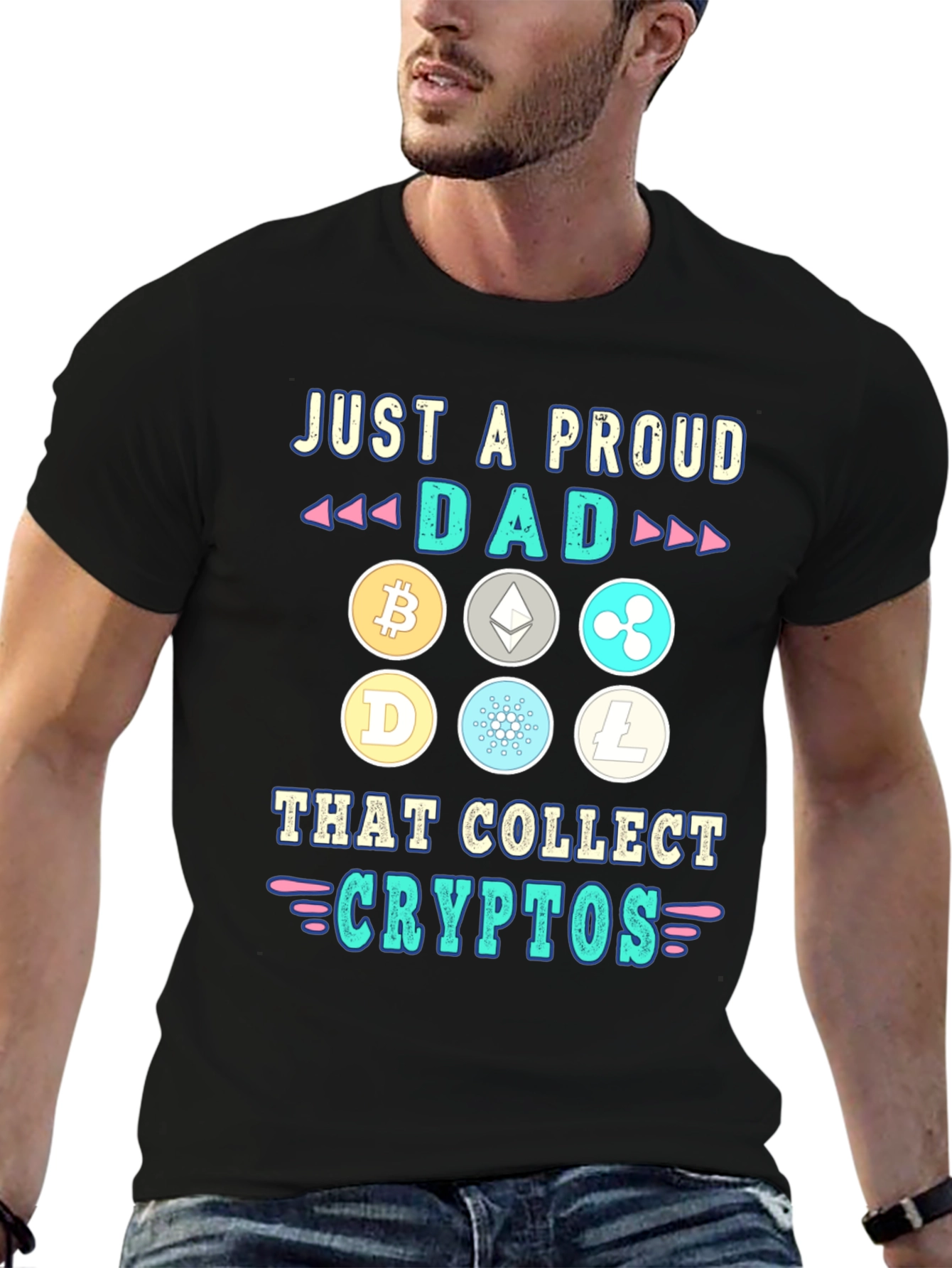 Proud Dad Crypto Collector T-Shirt