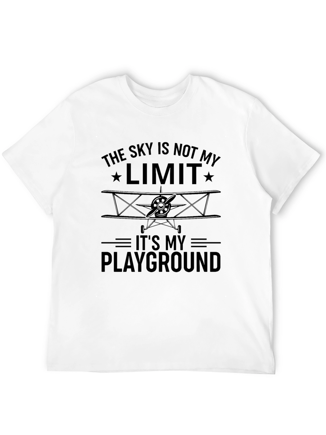 Skys Not The Limit Airplane T-Shirt