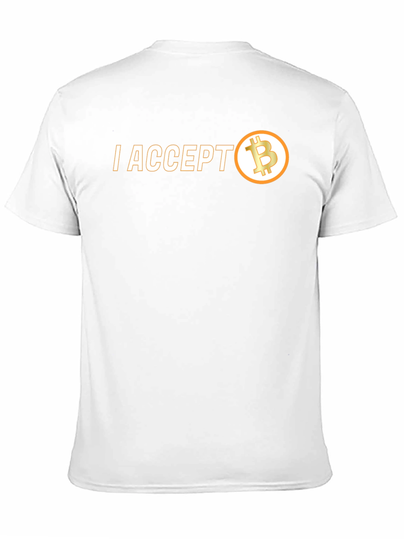 I Accept Bitcoin T-Shirt - Crypto Currency Tee