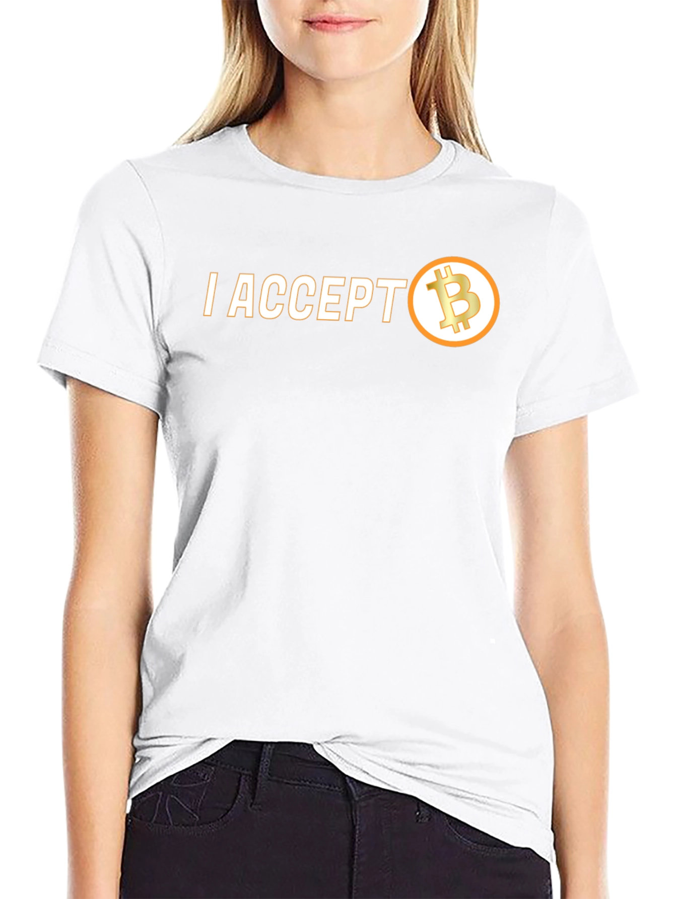I Accept Bitcoin T-Shirt - Crypto Currency Tee