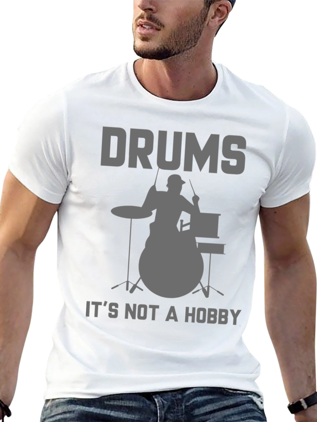 Drums Not a Hobby T-Shirt - Musician Tee