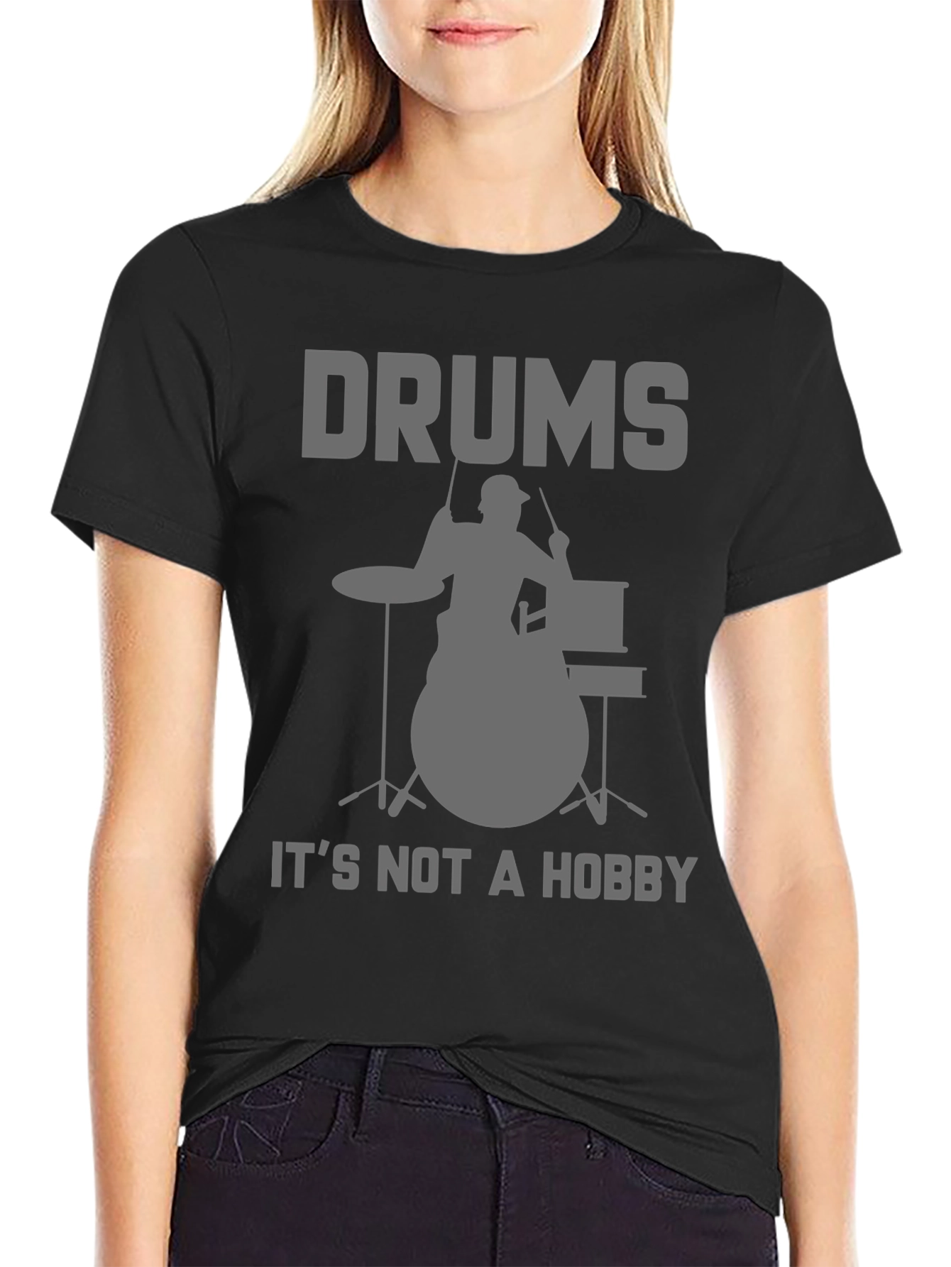 Drums Not a Hobby T-Shirt - Musician Tee