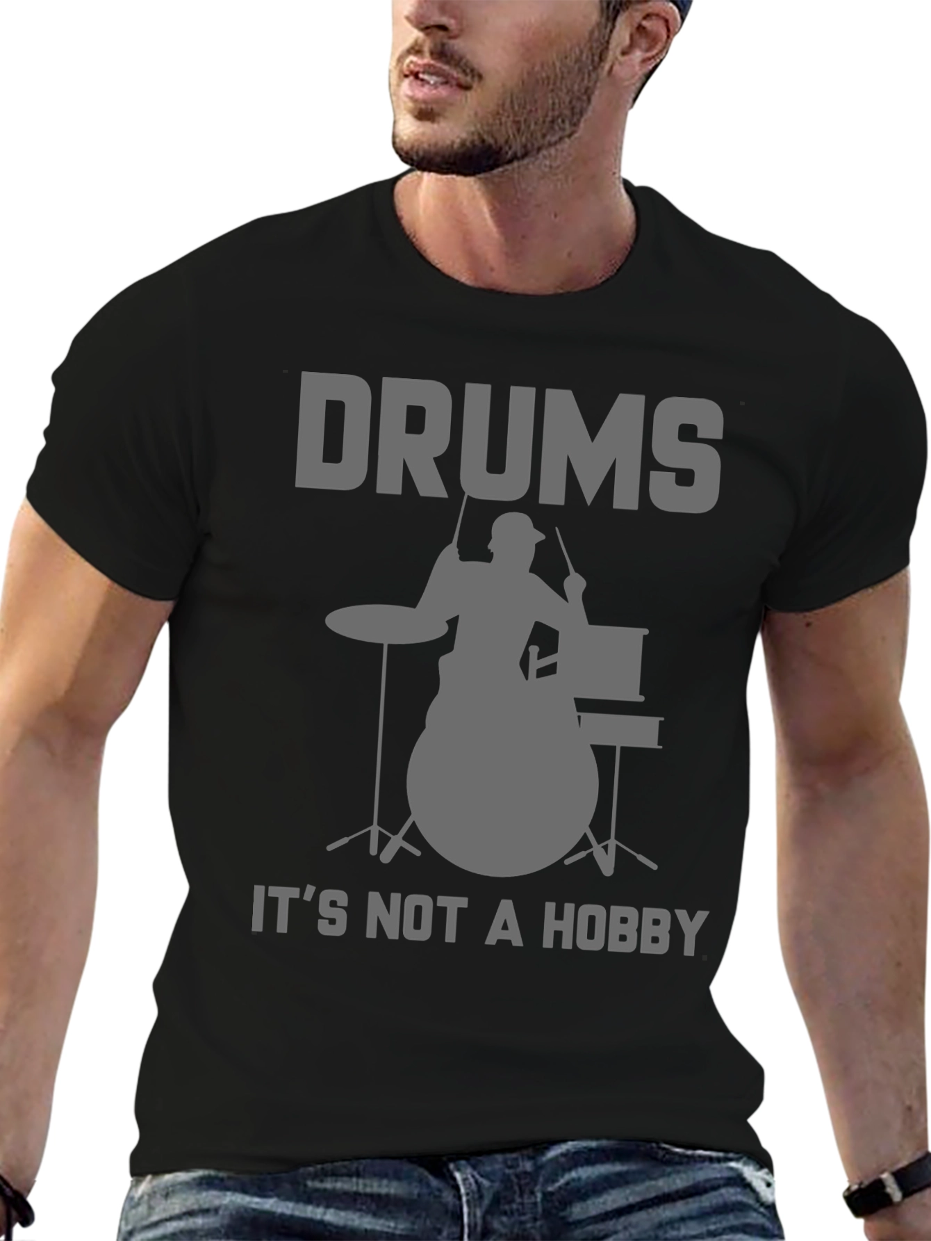 Drums Not a Hobby T-Shirt - Musician Tee