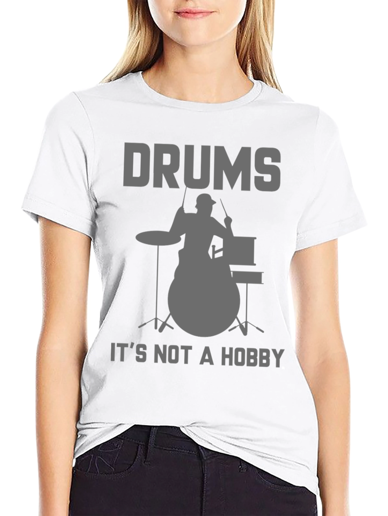 Drums Not a Hobby T-Shirt - Musician Tee