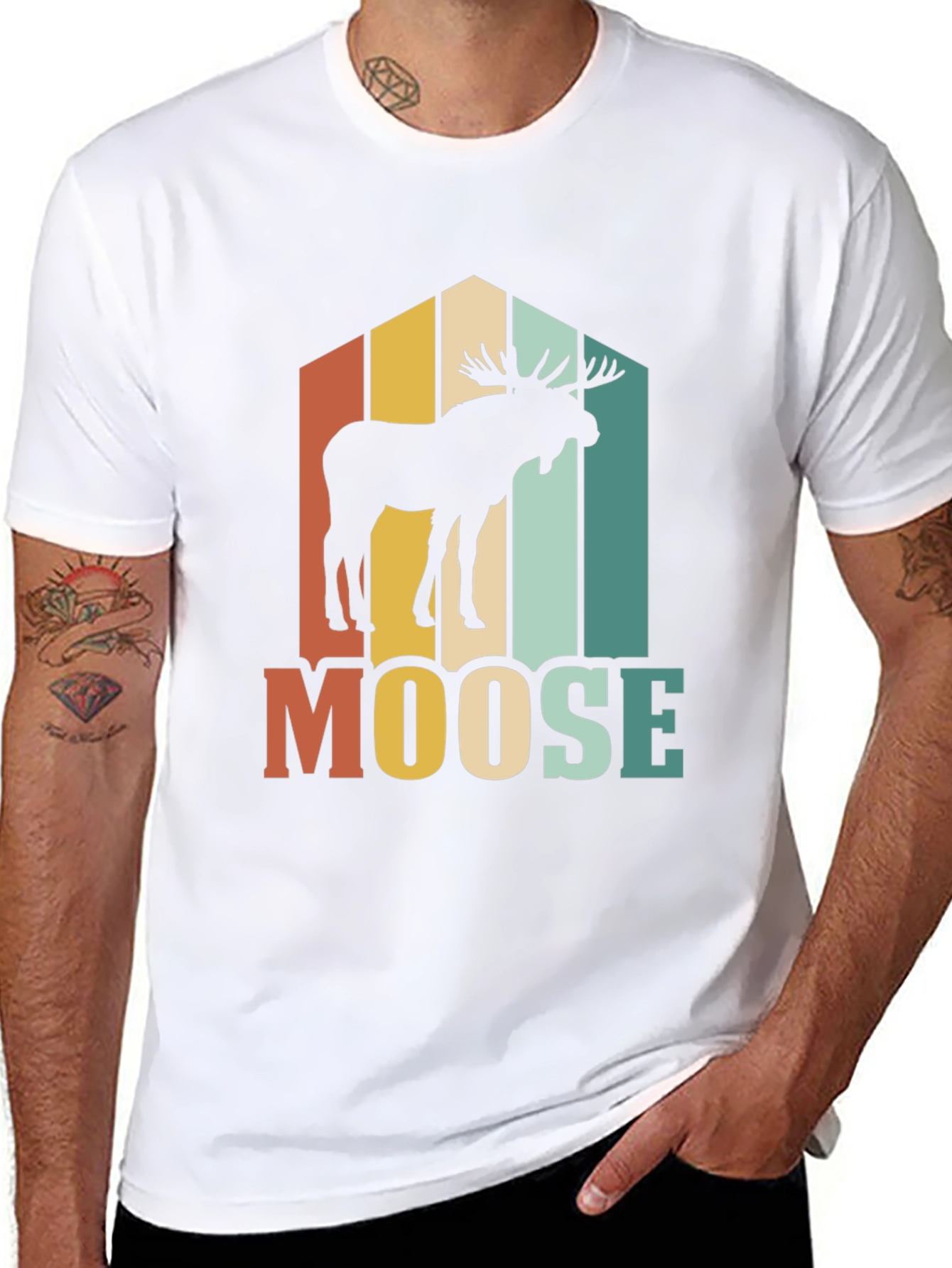 Retro Moose Graphic Tee