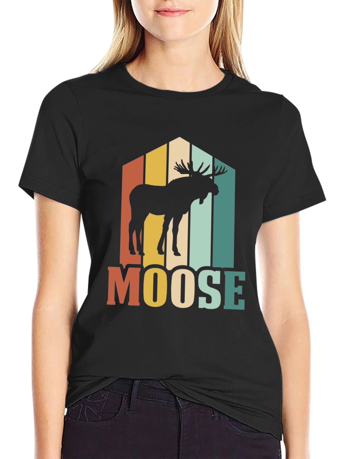 Retro Moose Graphic Tee