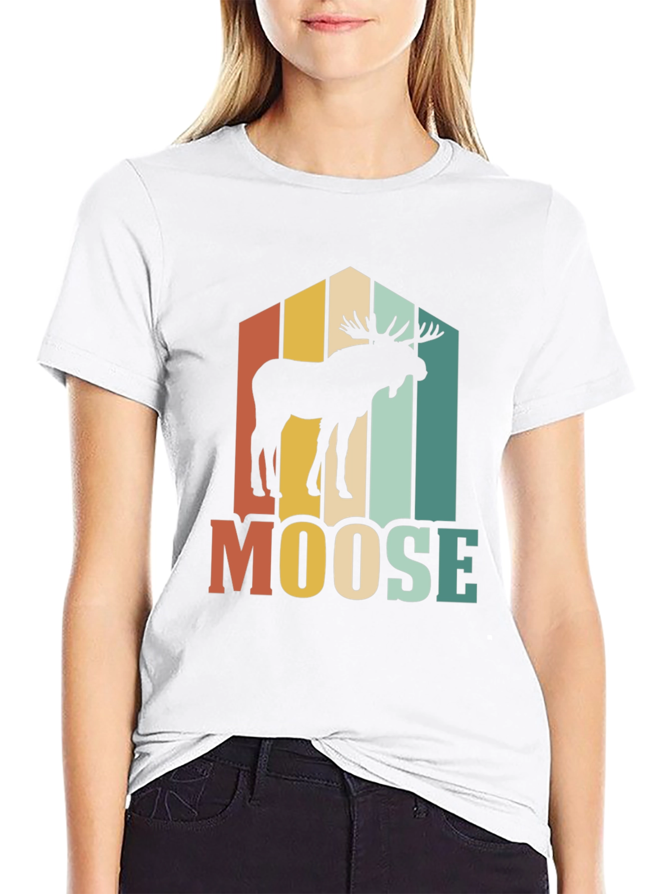 Retro Moose Graphic Tee