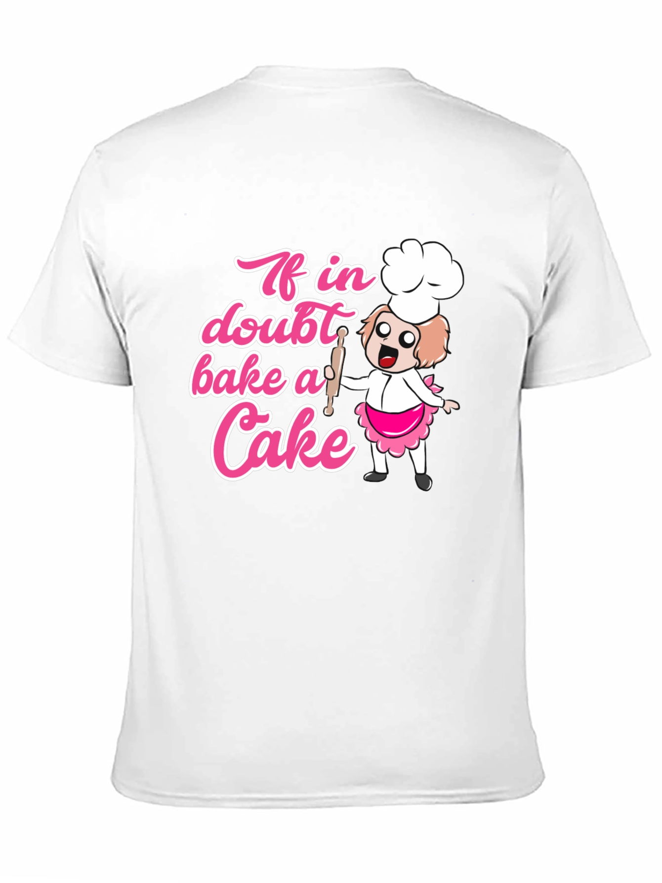 Bake a Cake T-Shirt - Cute Cartoon Chef Design