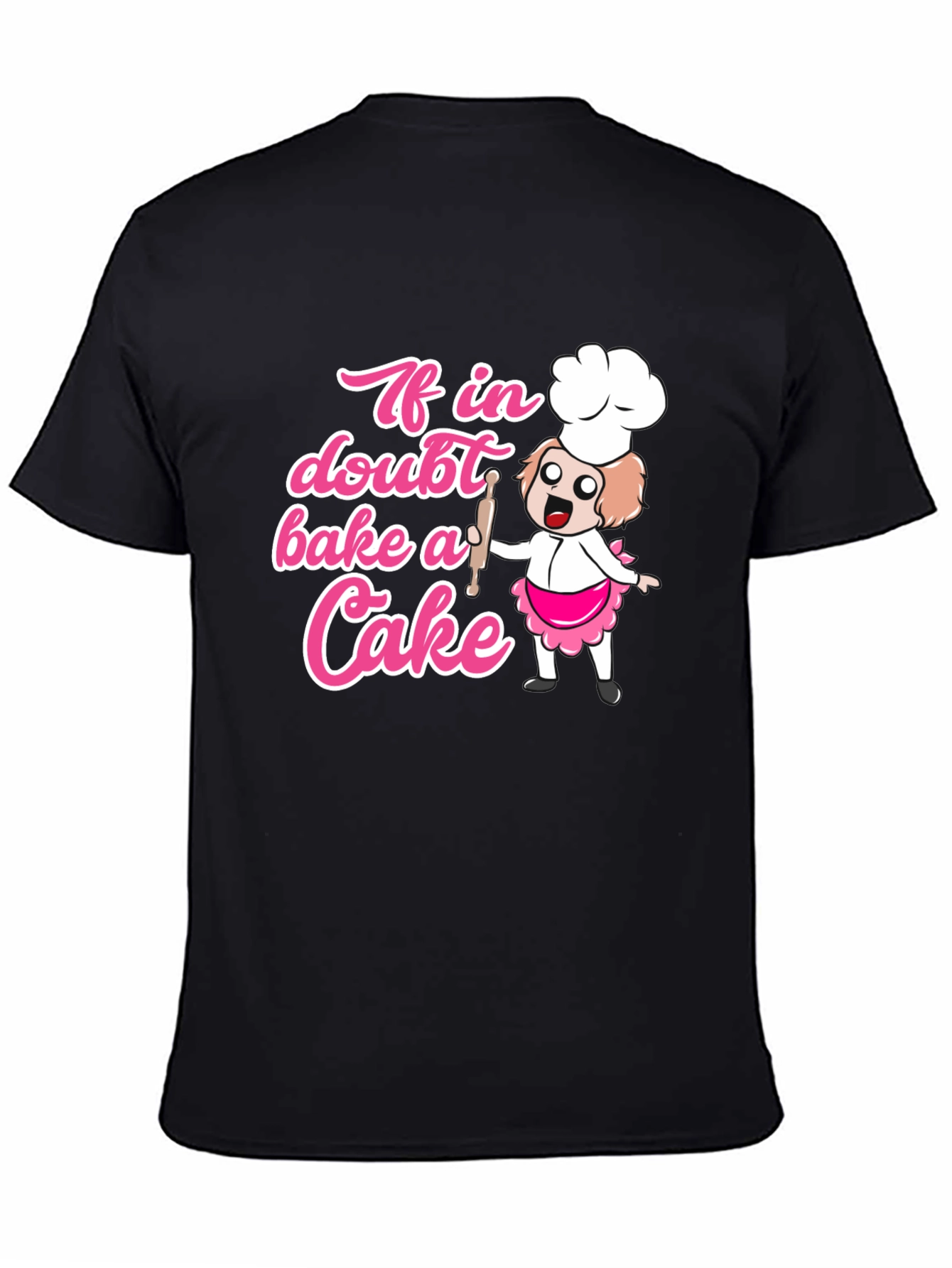 Bake a Cake T-Shirt - Cute Cartoon Chef Design