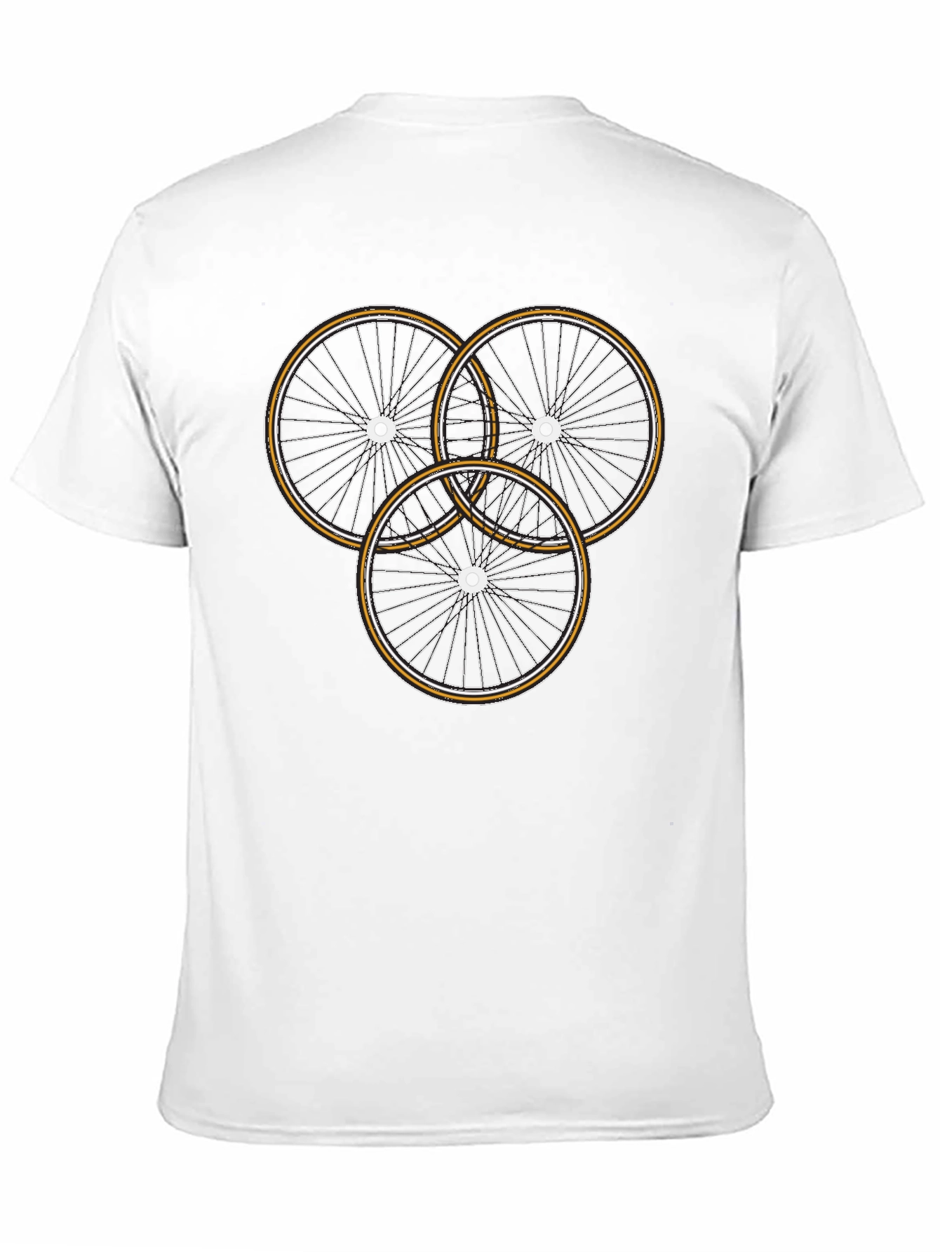 Bike Wheel Graphic Tee - Cycle Enthusiast