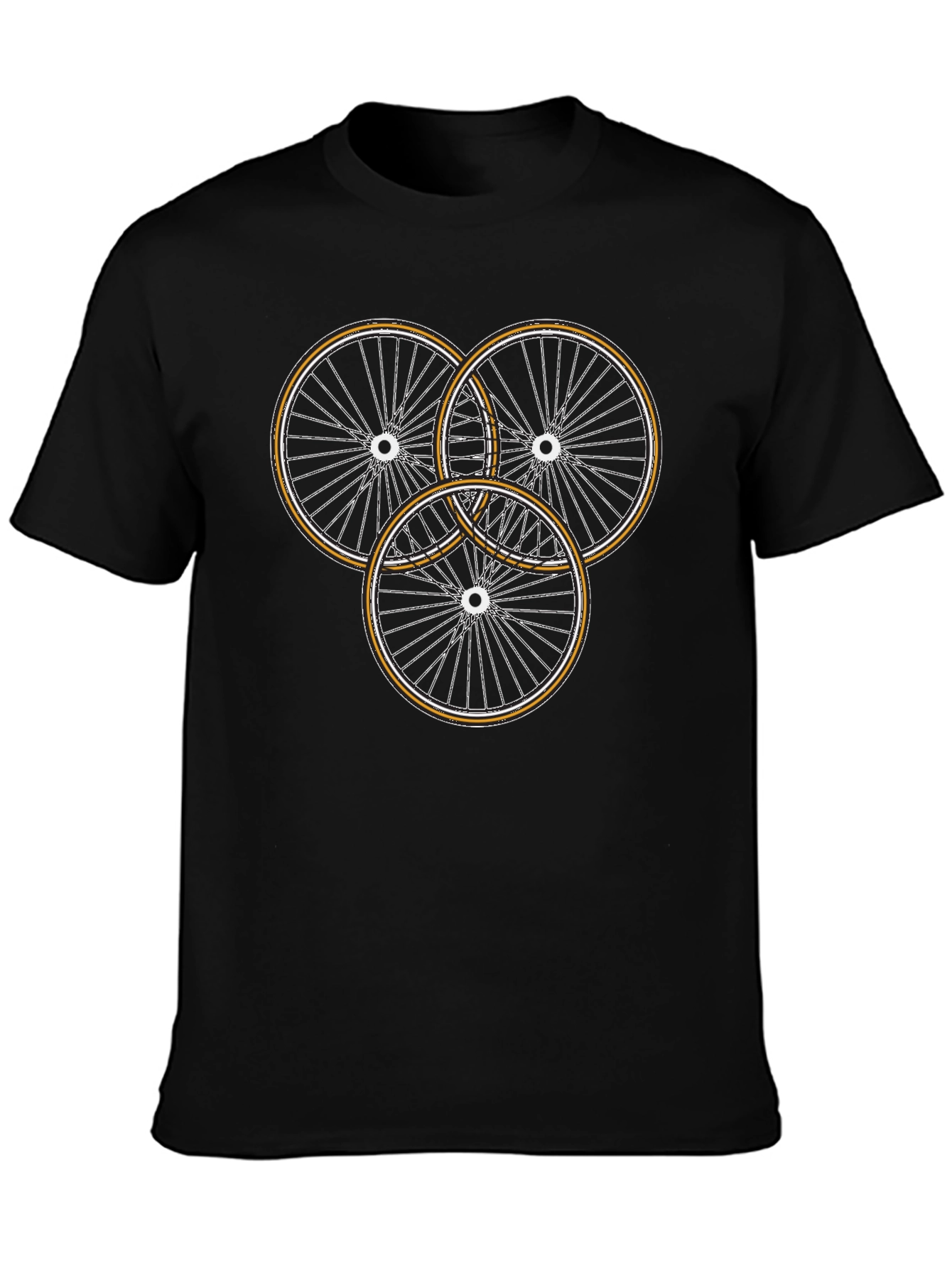 Bike Wheel Graphic Tee - Cycle Enthusiast
