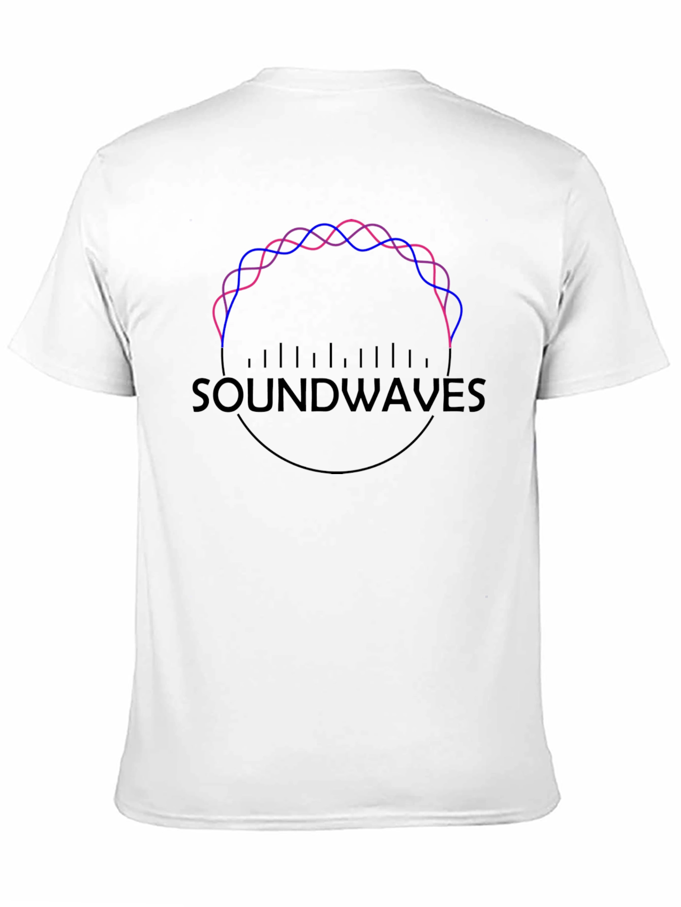Soundwaves Graphic Tee - Modern Design Comfortable Fit