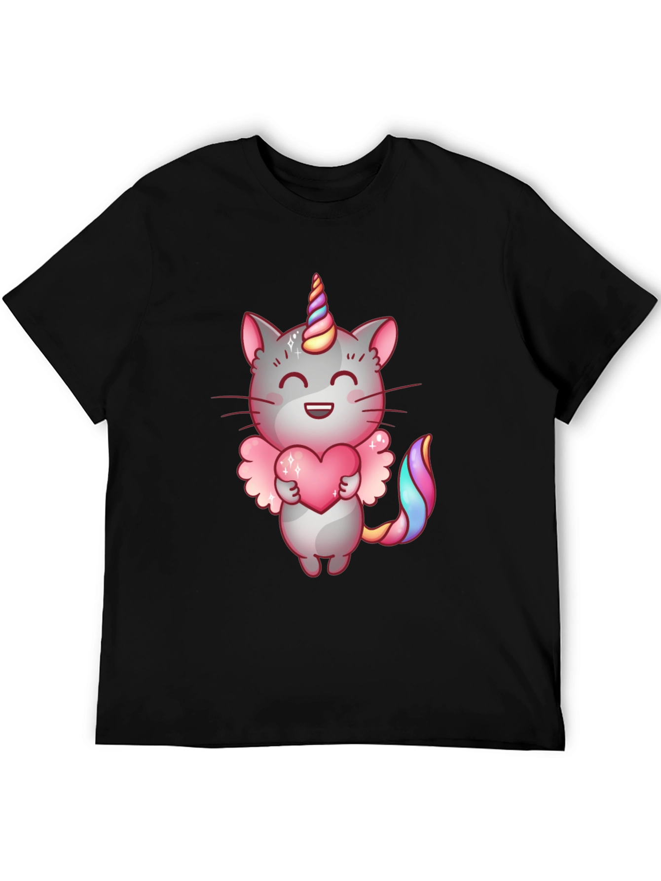 Unicorn Cat T-Shirt Cute Kawaii Style
