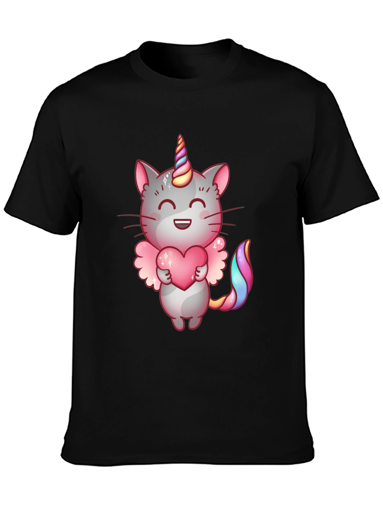 Unicorn Cat T-Shirt Cute Kawaii Style