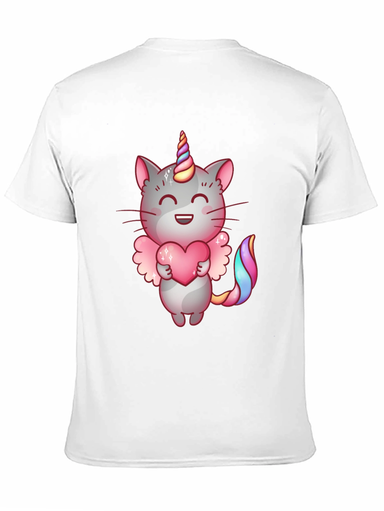 Unicorn Cat T-Shirt Cute Kawaii Style