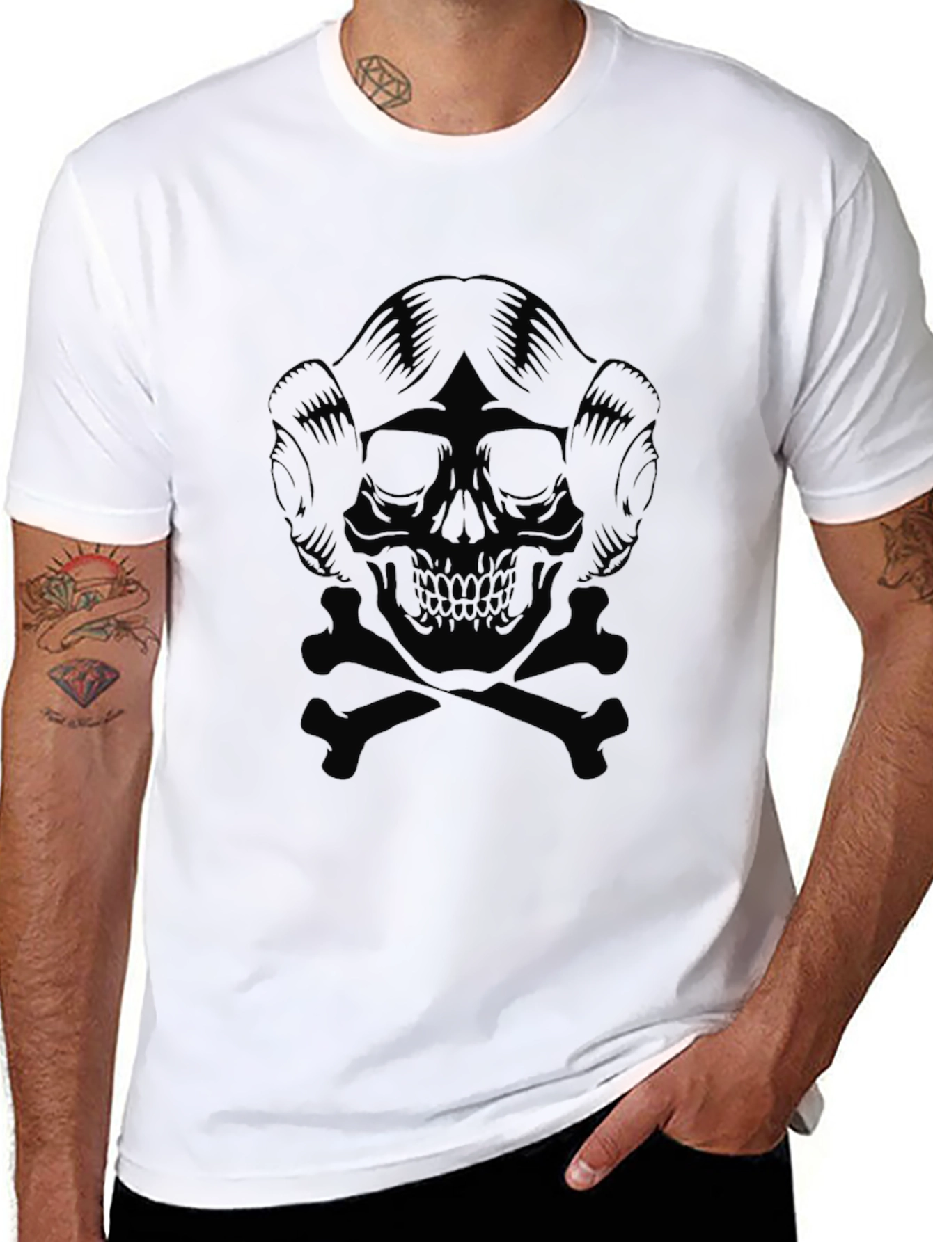 Skull Leia T-Shirt - Dark Humor Graphic Tee