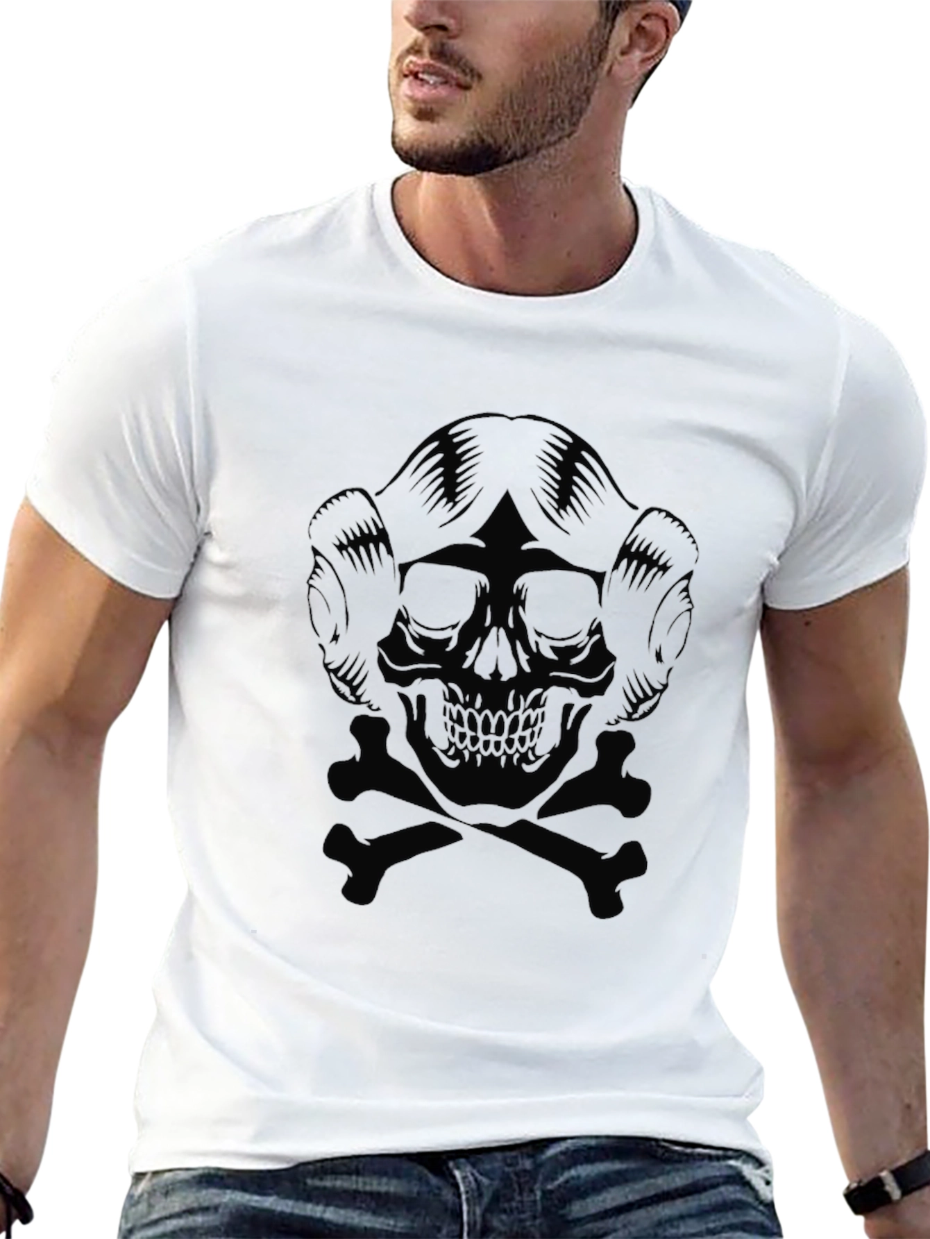 Skull Leia T-Shirt - Dark Humor Graphic Tee