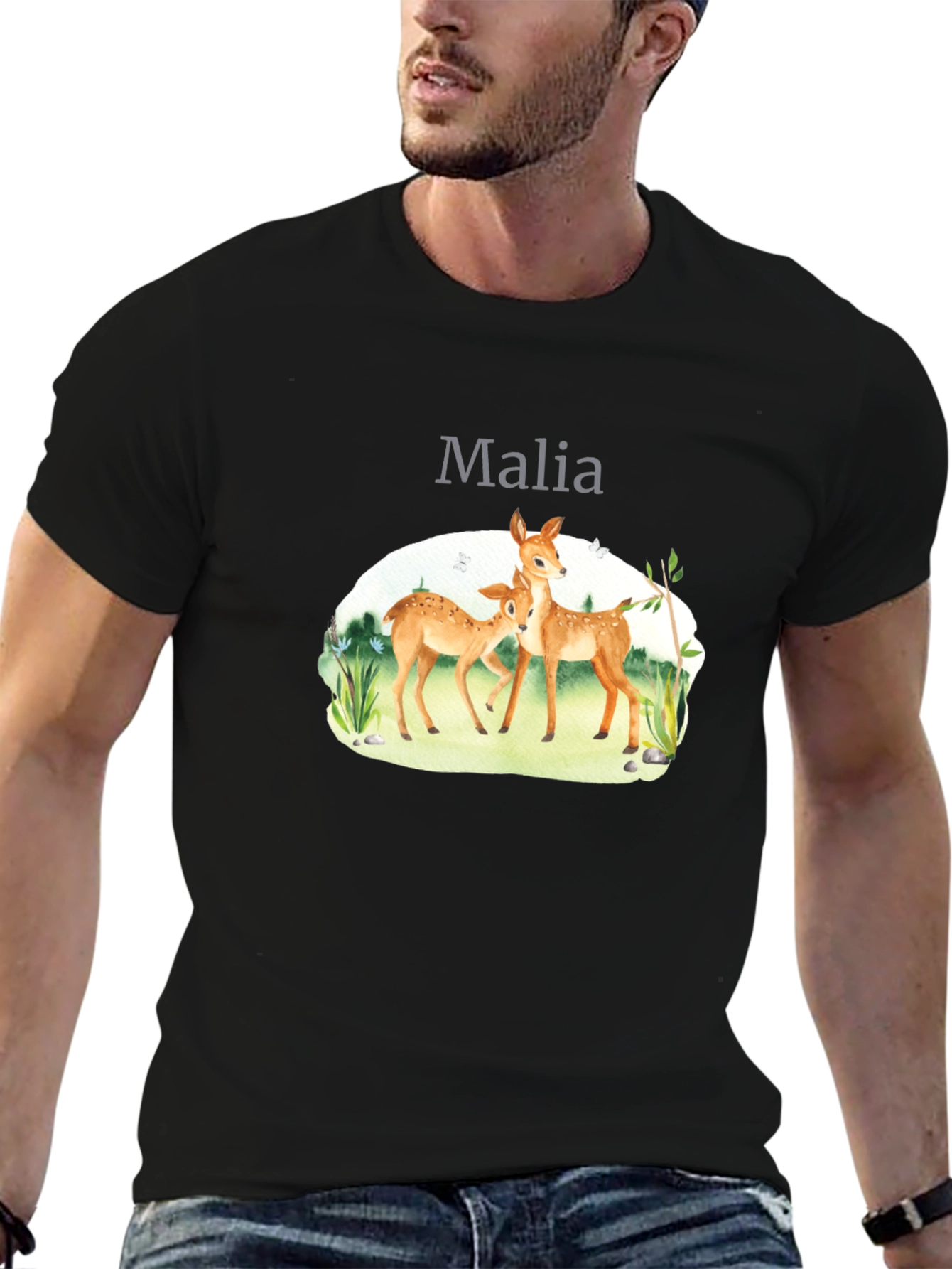 Malia Deer Graphic Tee
