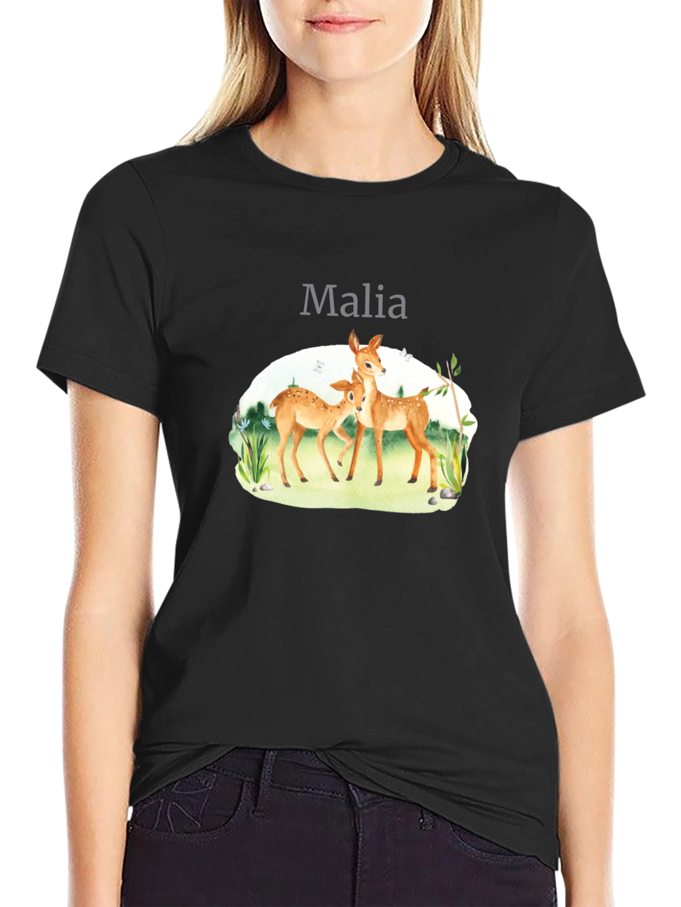 Malia Deer Graphic Tee