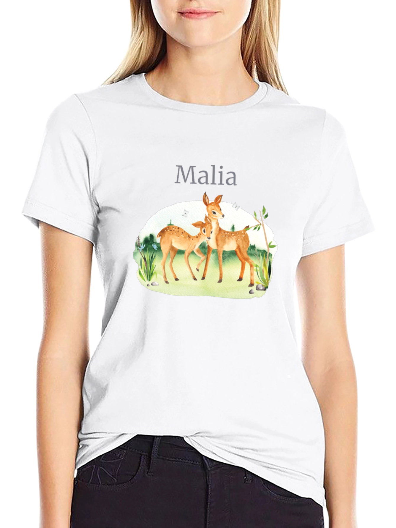 Malia Deer Graphic Tee