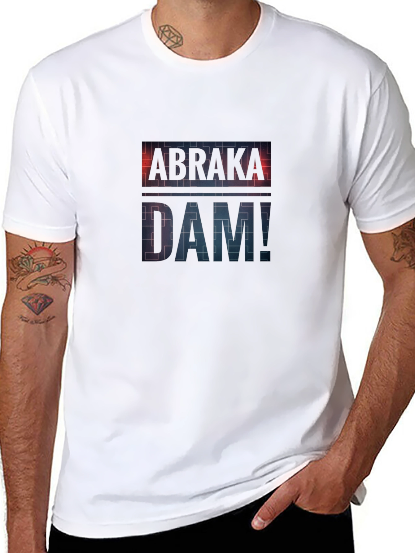 Abraka Dam! Graphic Tee - Novelty Print