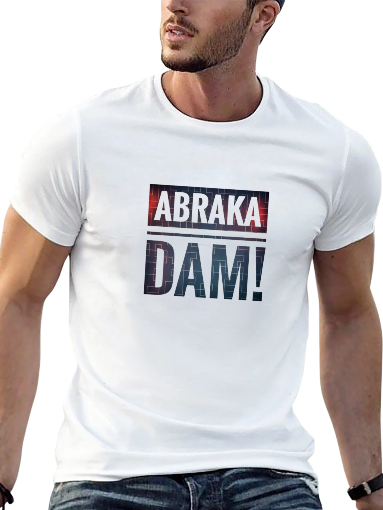 Abraka Dam! Graphic Tee - Novelty Print
