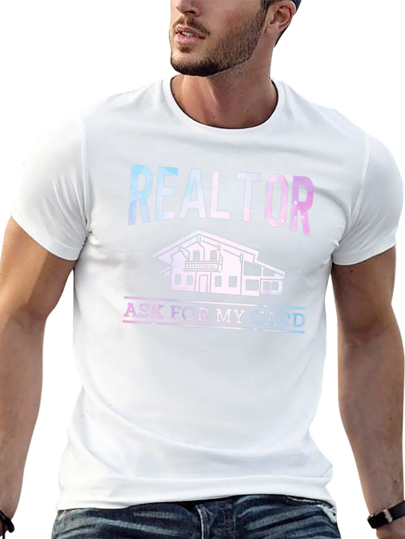 Realtor Graphic Tee: Ask for My Card!