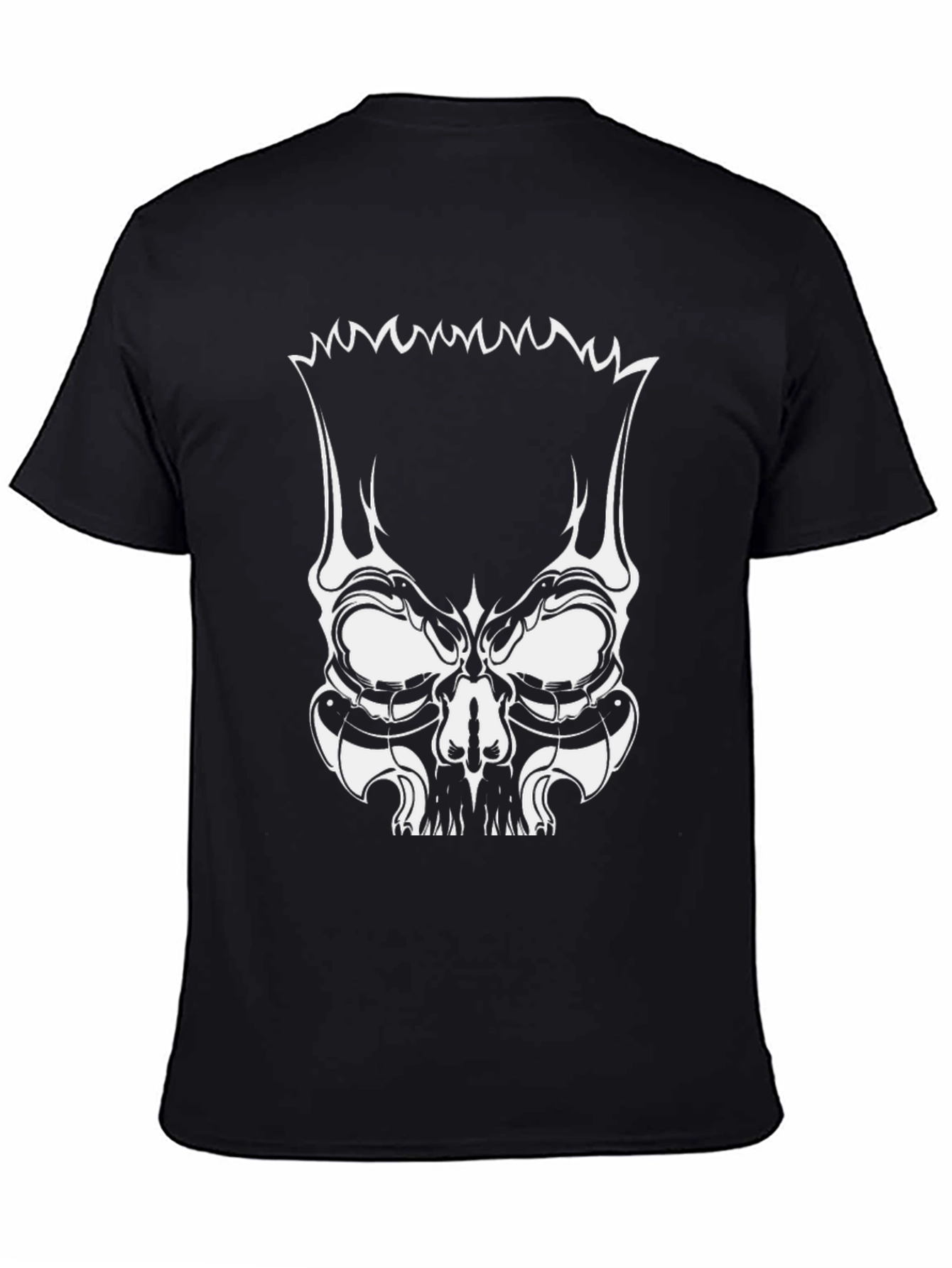 Skull Bart Graphic Tee - Mens Black T-Shirt