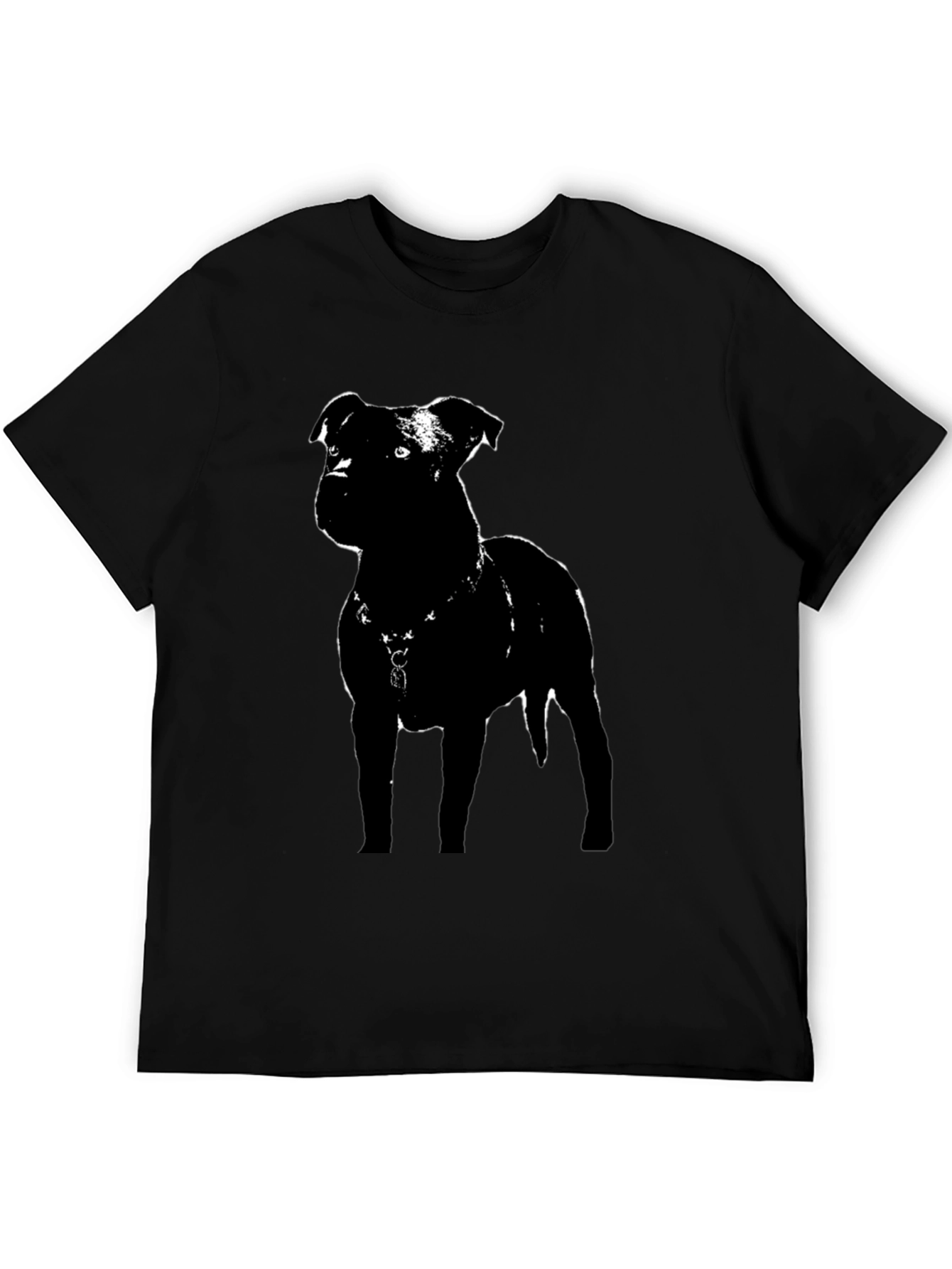 Black Dog Graphic Tee - Stylish & Comfortable