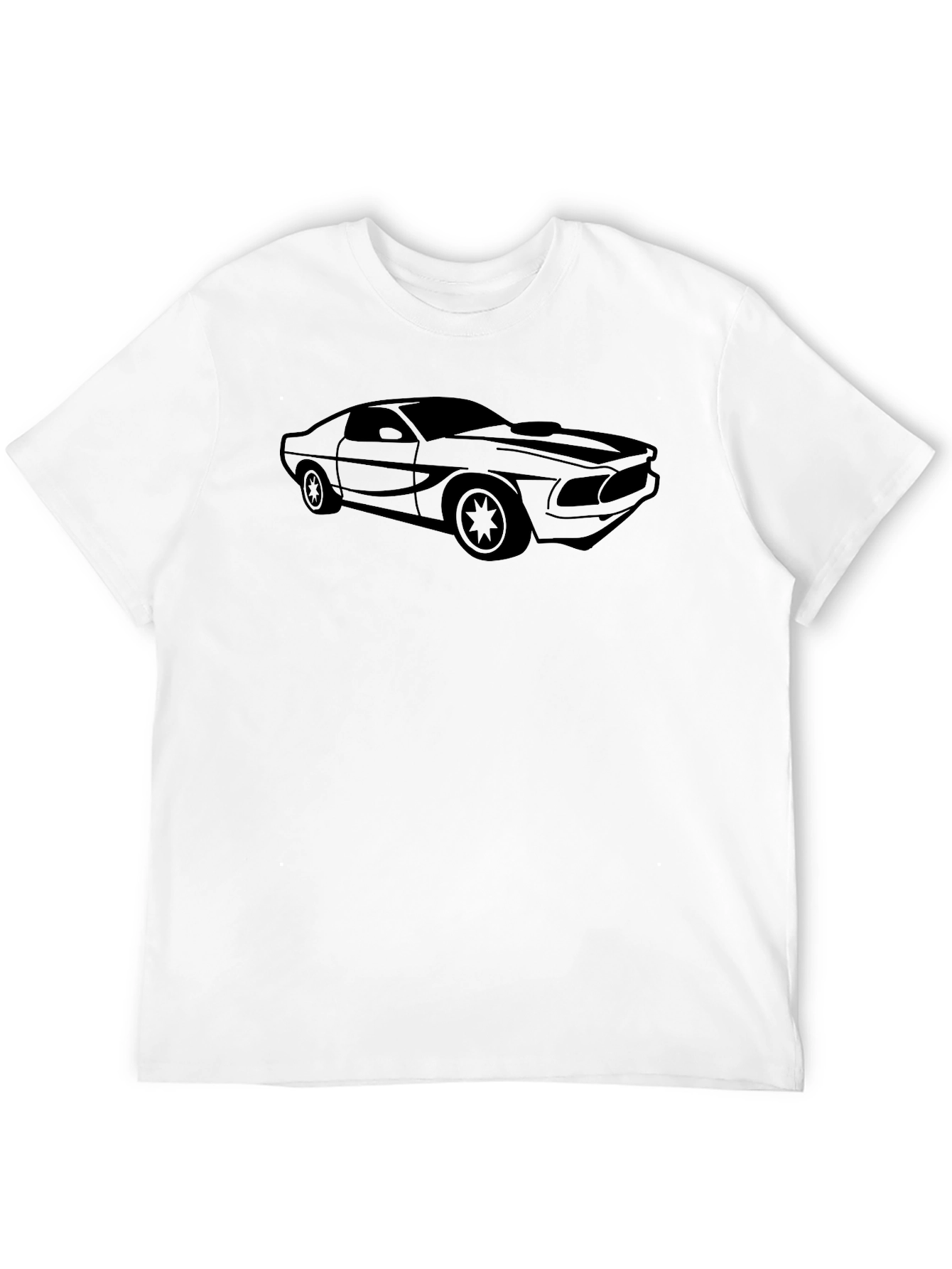 Classic Car Graphic Tee - Black