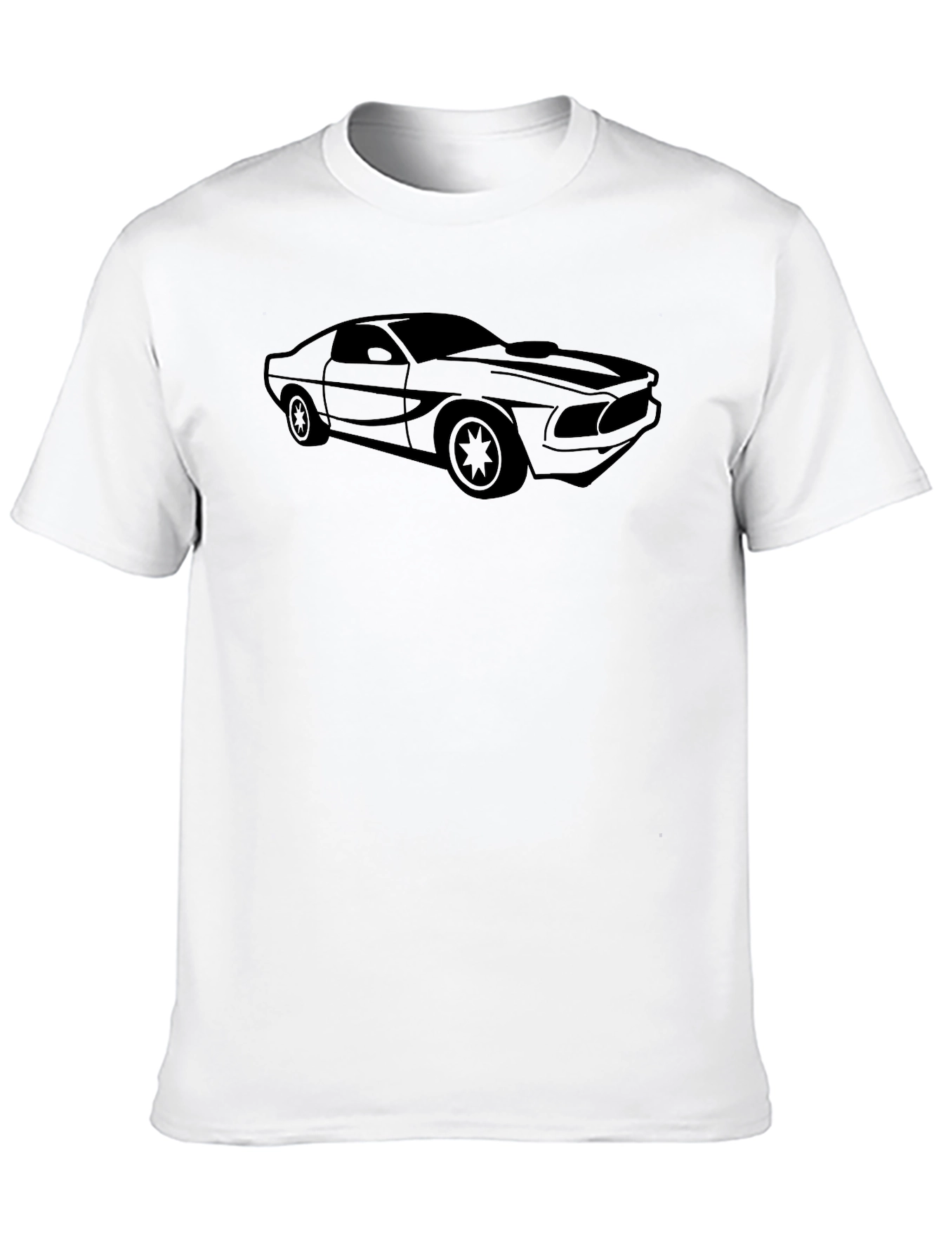 Classic Car Graphic Tee - Black