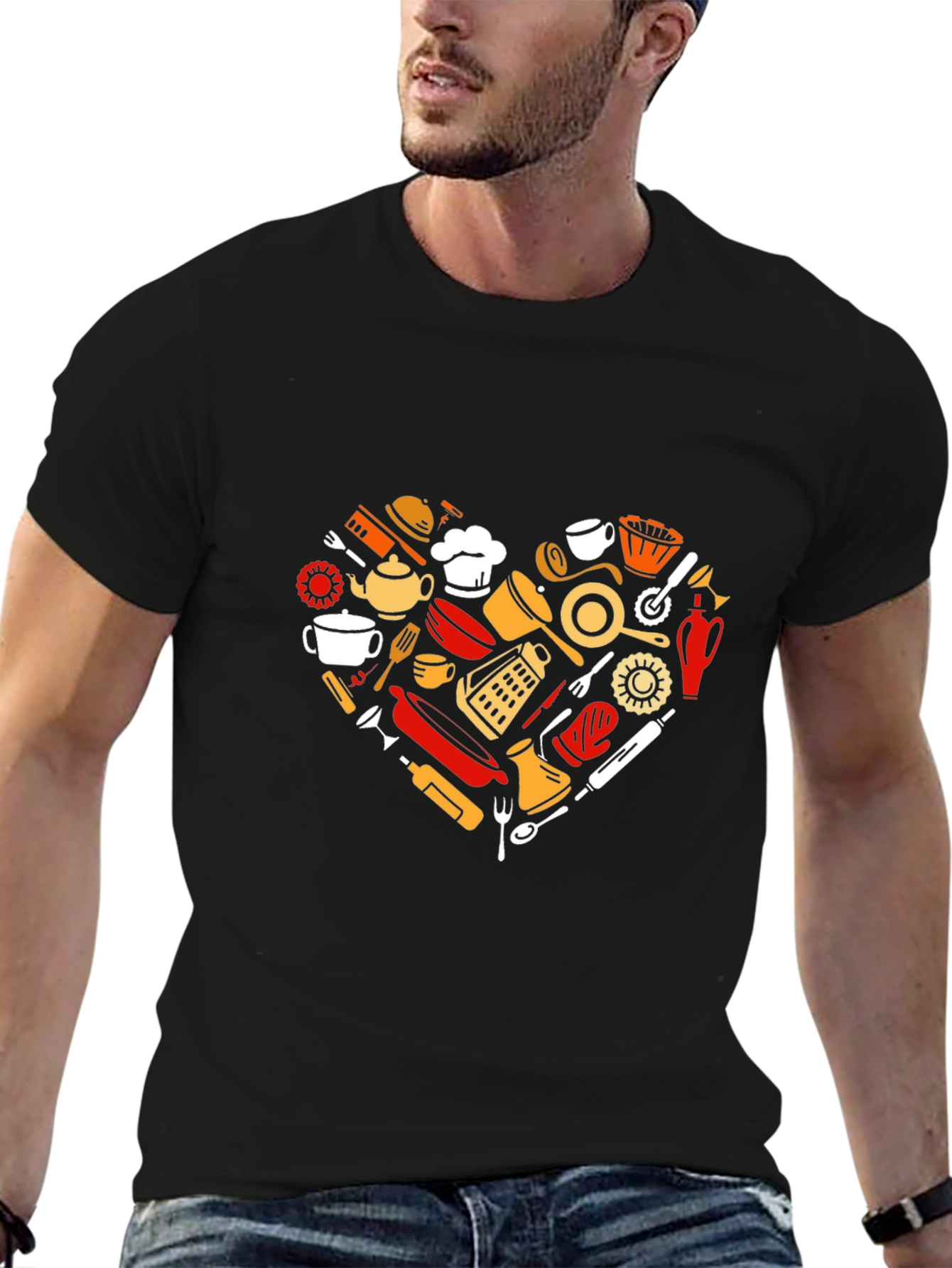 Heart Shaped Cooking T-Shirt